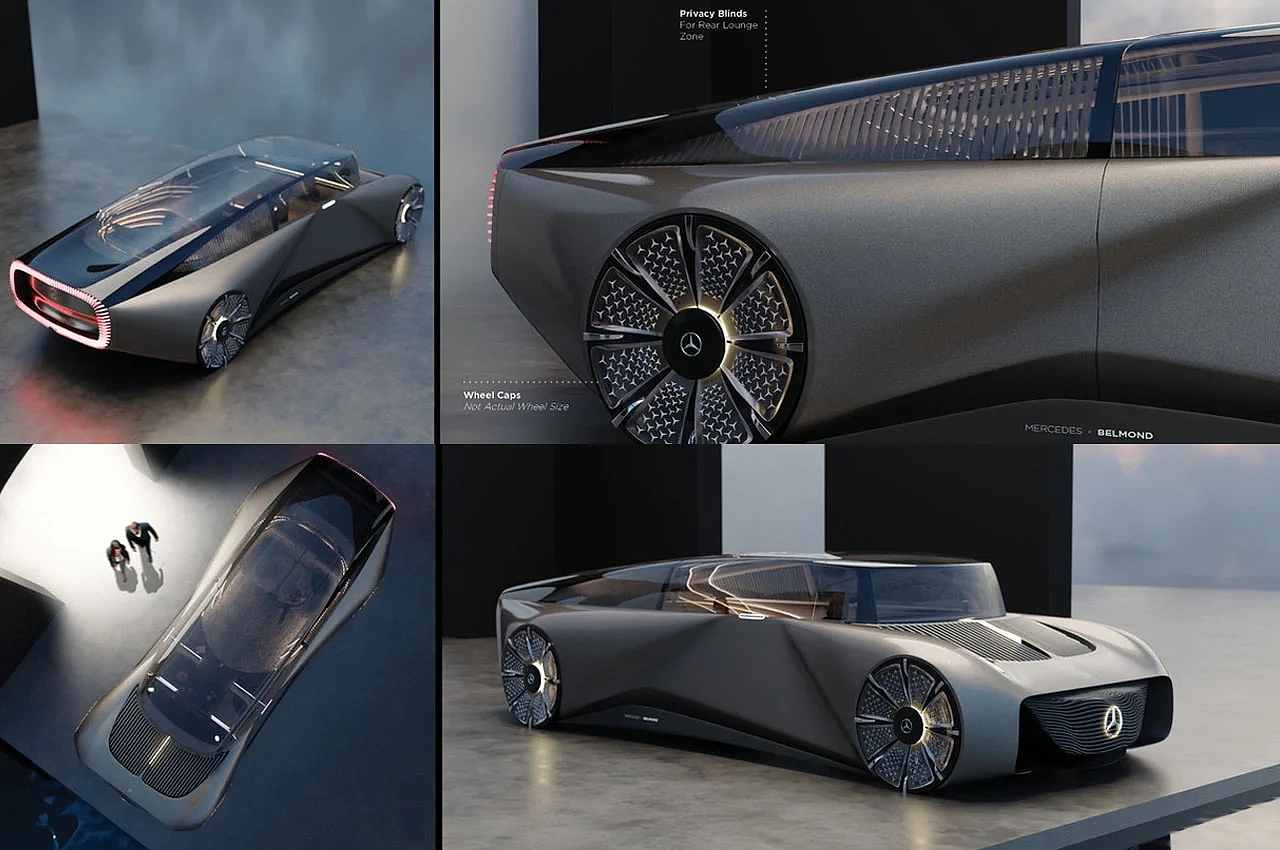 automobile，Automatic driving，industrial design，concept，Benz，