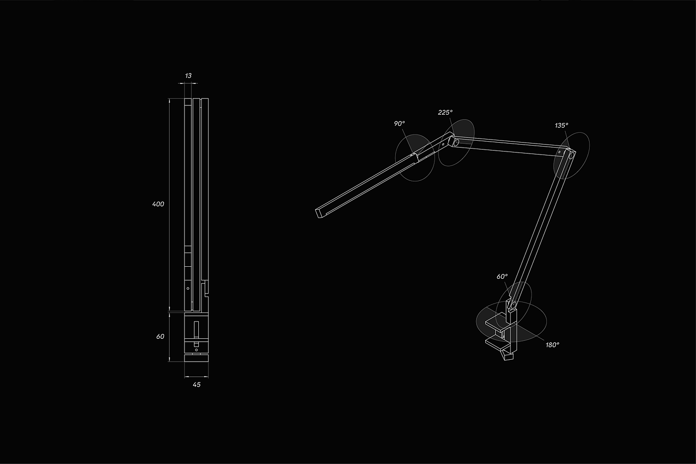 Design，product design，industrial design，3D model，visualization，Desk lamp，