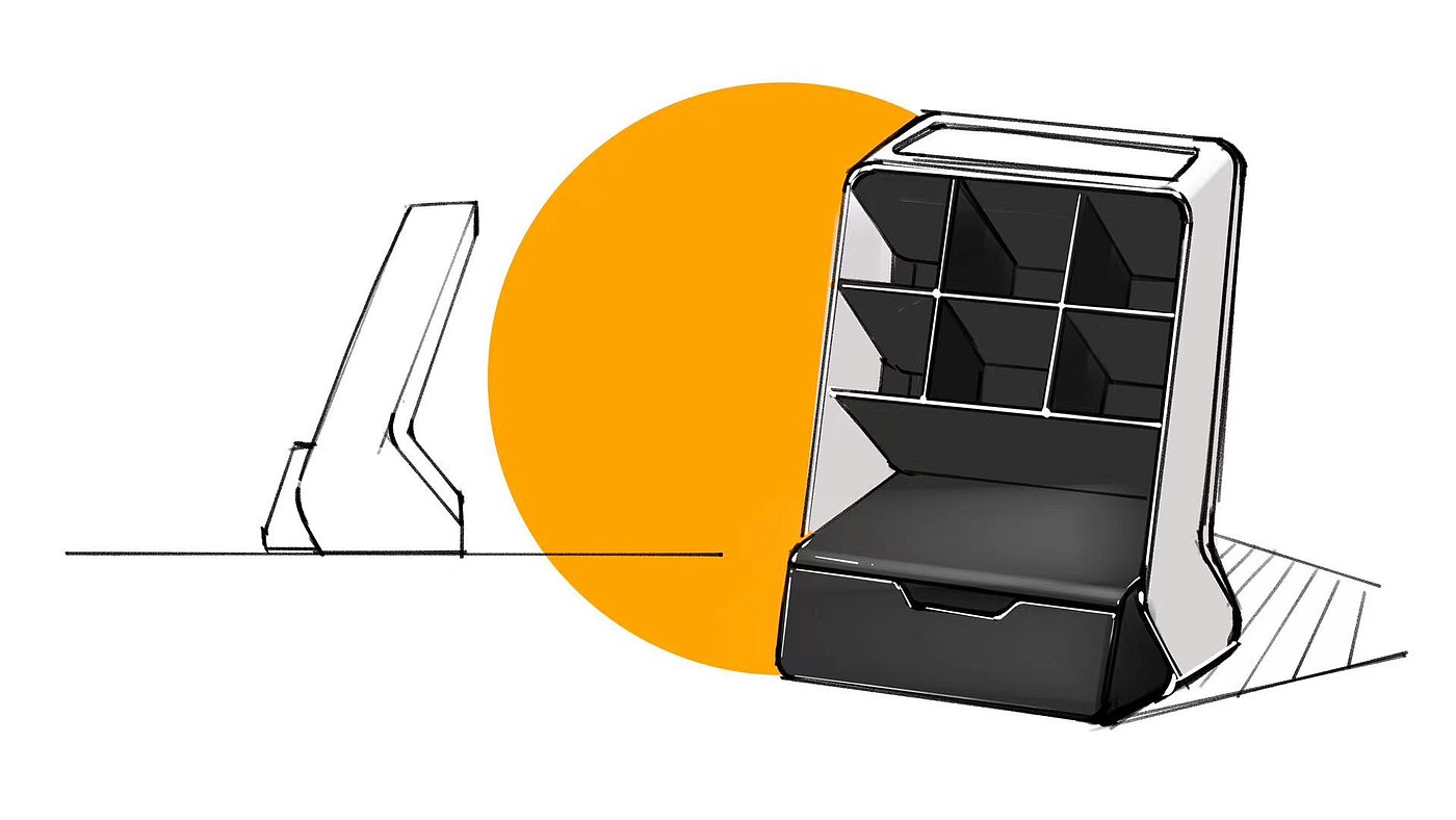 Stationery storage，Receive，industrial design，Stationery，Industrial Design Studio，Office Supplies，