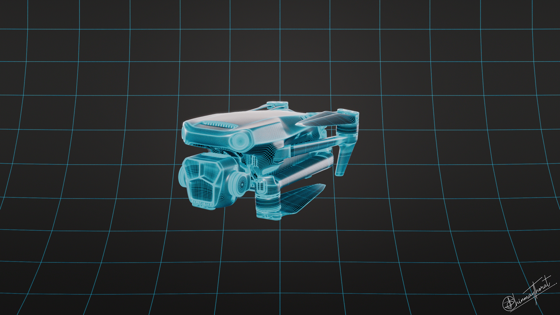 DAY，dji ，UAV，Digital，Modeling and rendering，