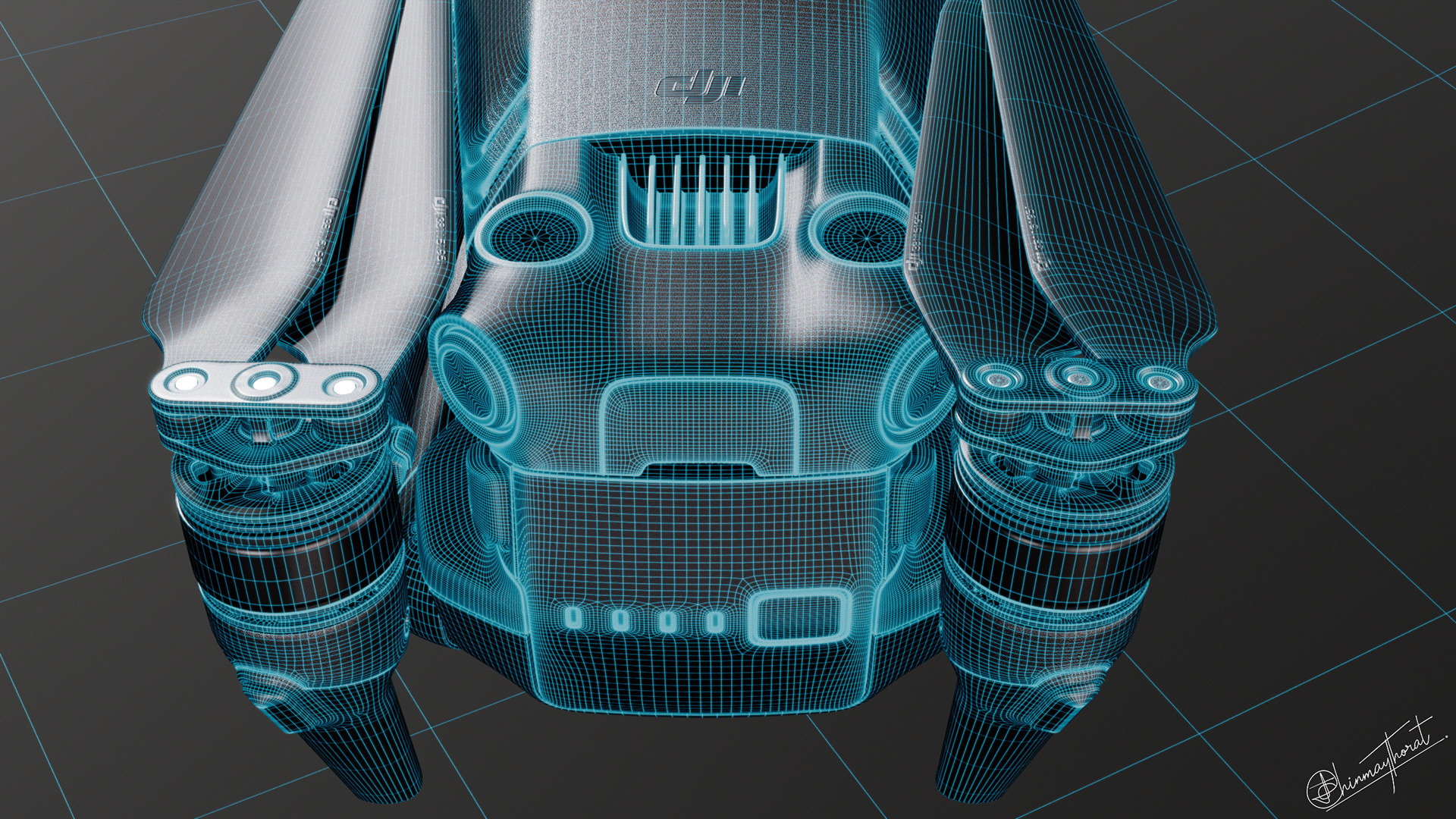 DAY，dji ，UAV，Digital，Modeling and rendering，