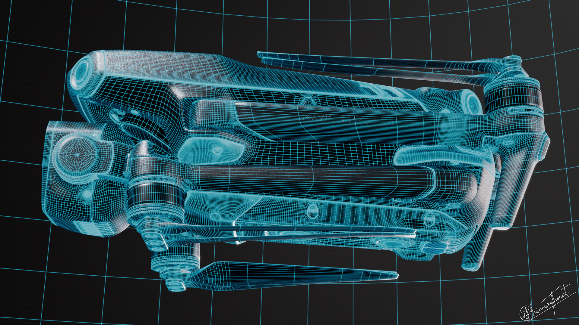 DAY，dji ，UAV，Digital，Modeling and rendering，