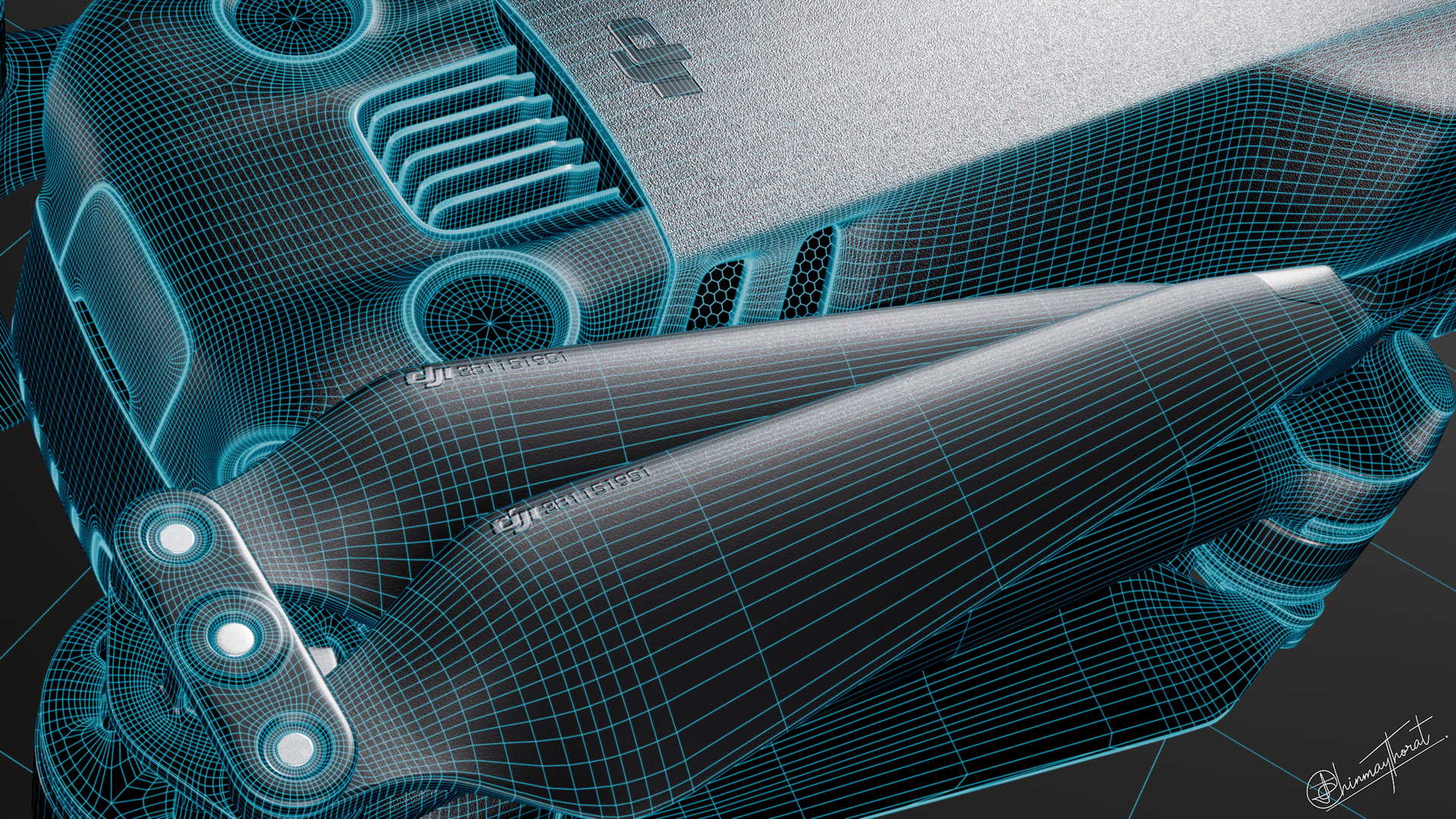 DAY，dji ，UAV，Digital，Modeling and rendering，