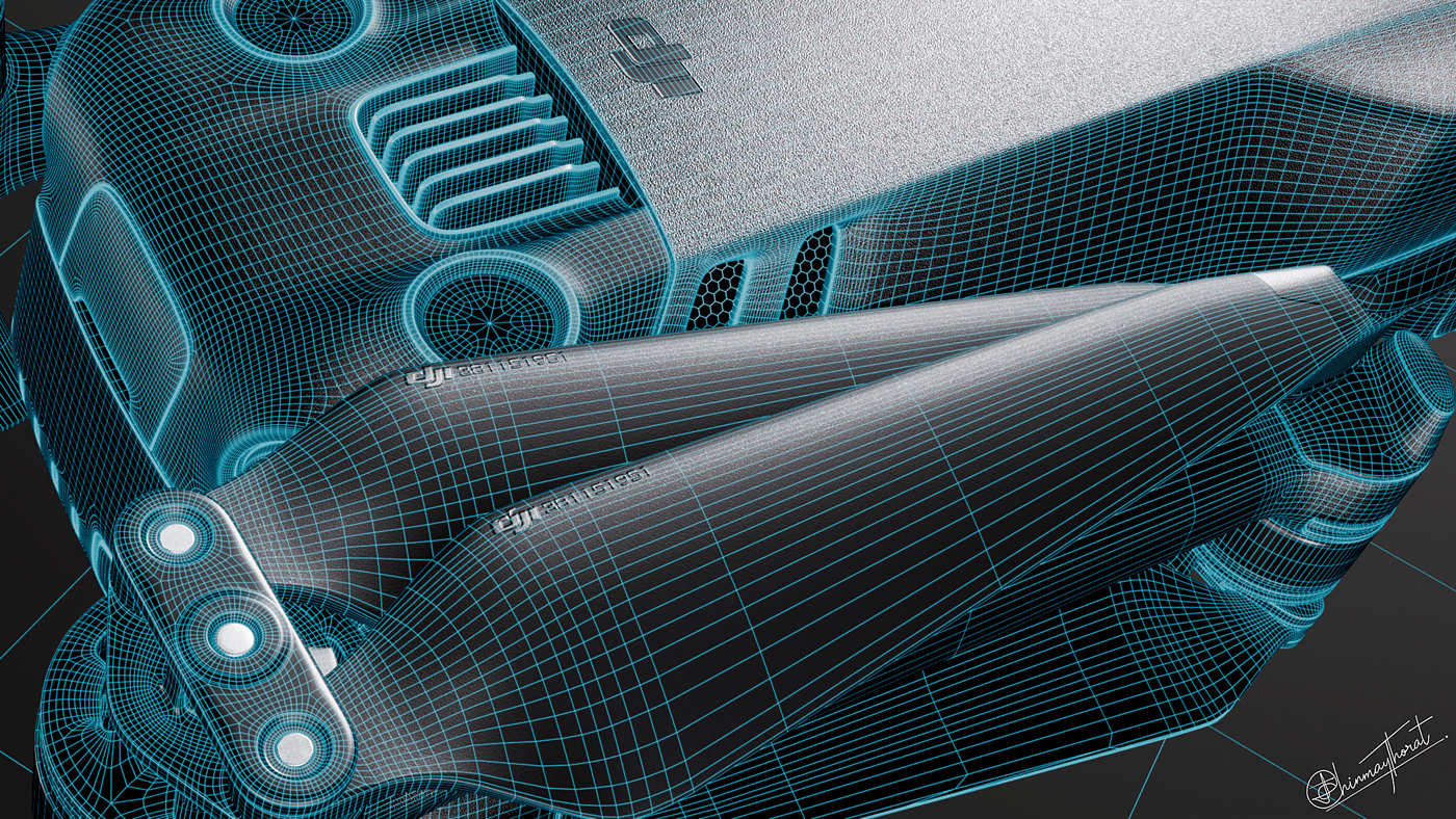 DJI，大疆，无人机，数码，建模渲染，