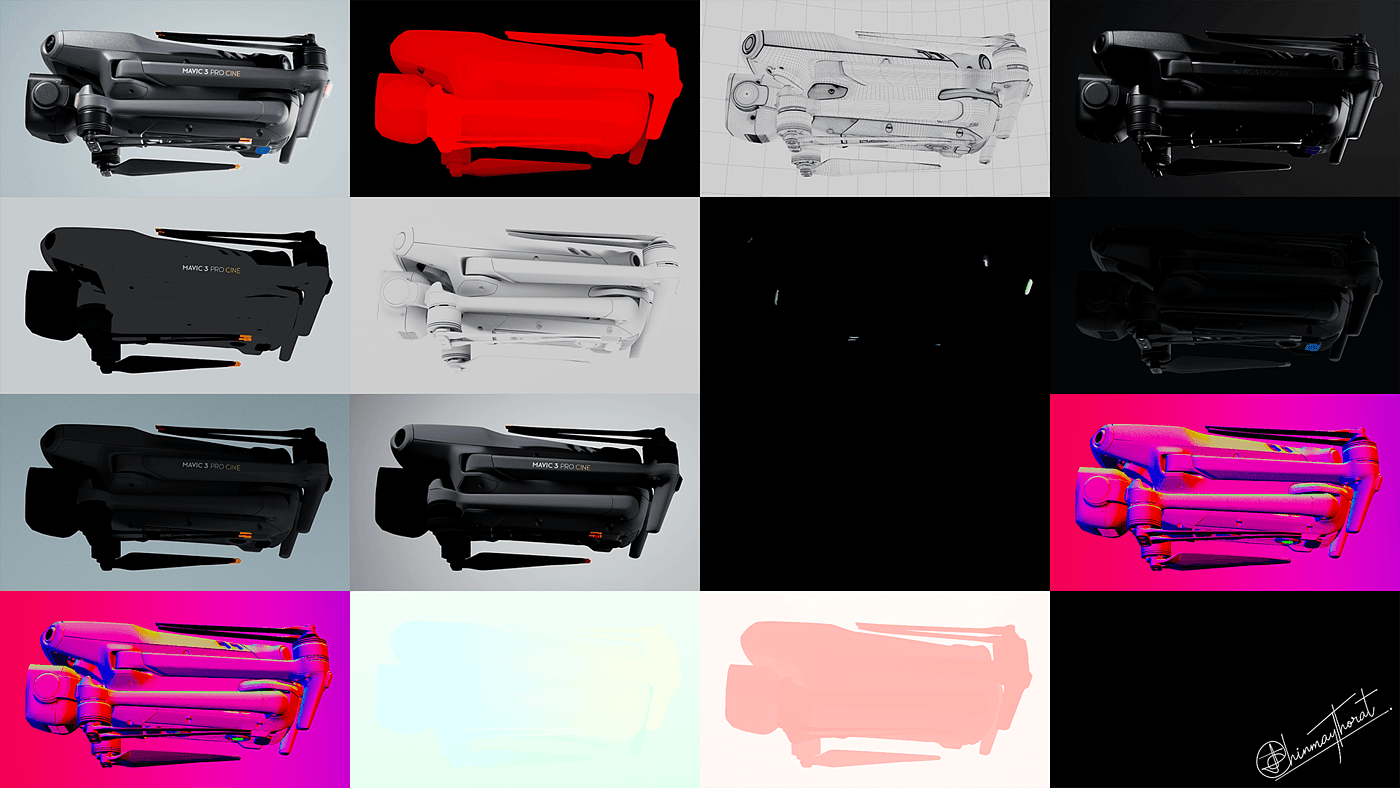 DJI，大疆，无人机，数码，建模渲染，