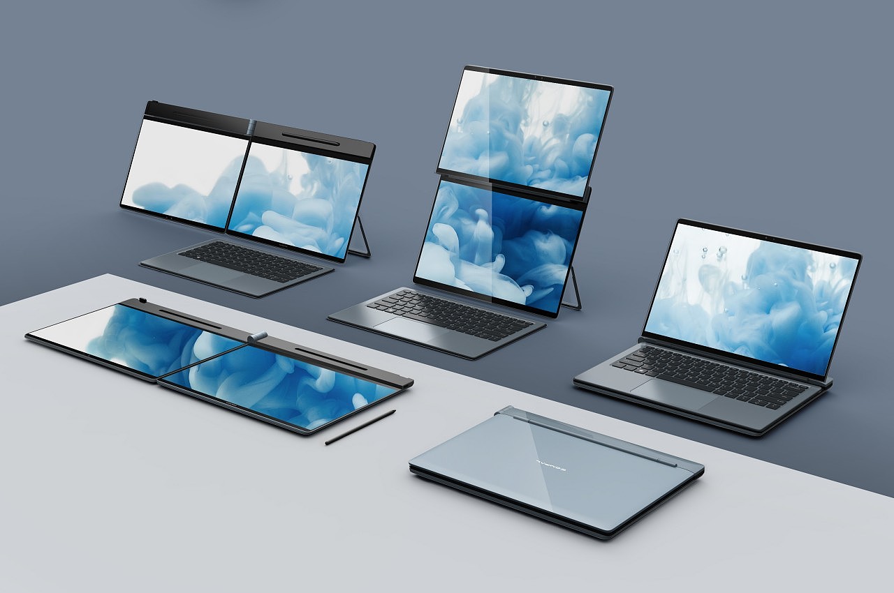 COMPAL，DualFlip，Dual-screen computer，Digital，