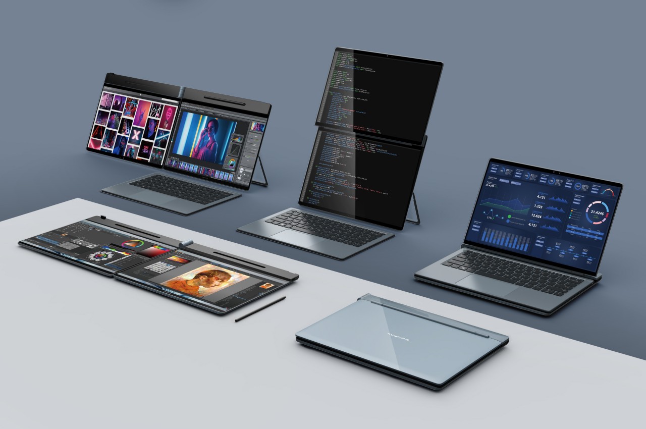 COMPAL，DualFlip，Dual-screen computer，Digital，