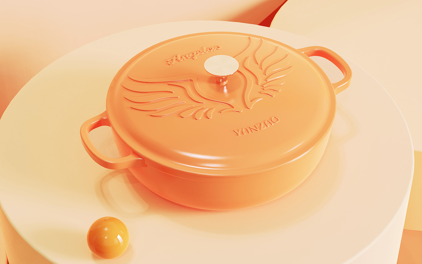 Have you ever seen a ceiling in an enamel pot?，