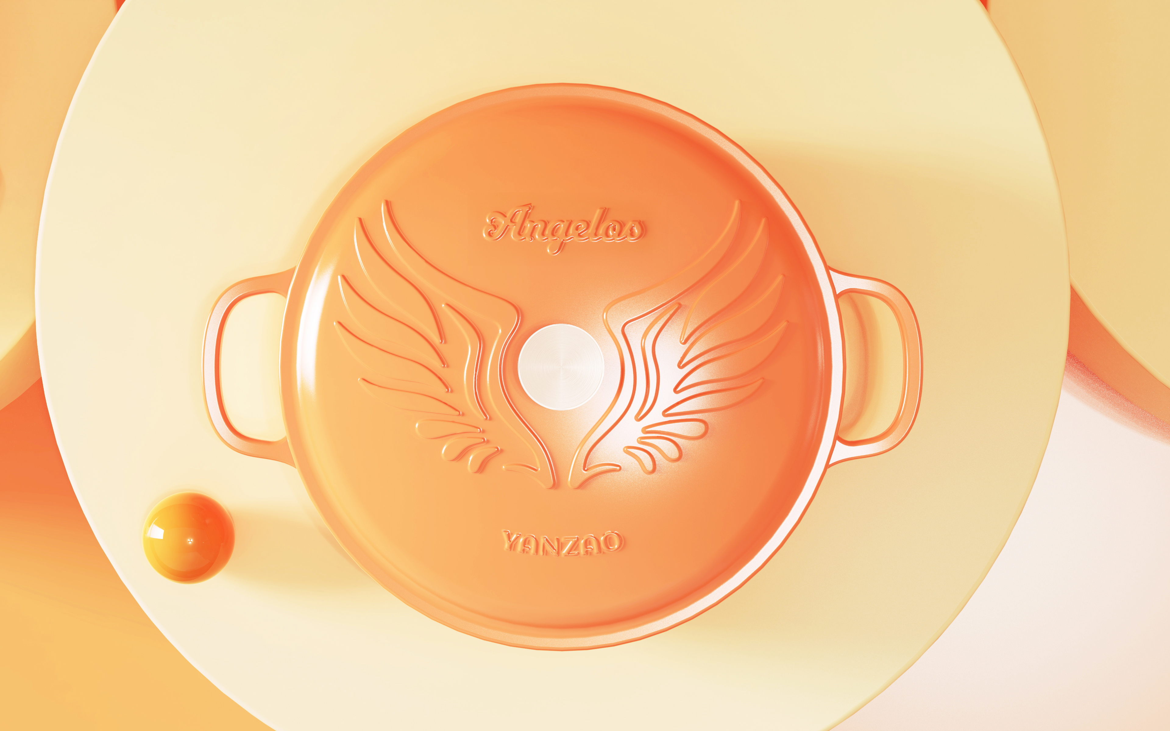 Have you ever seen a ceiling in an enamel pot?，