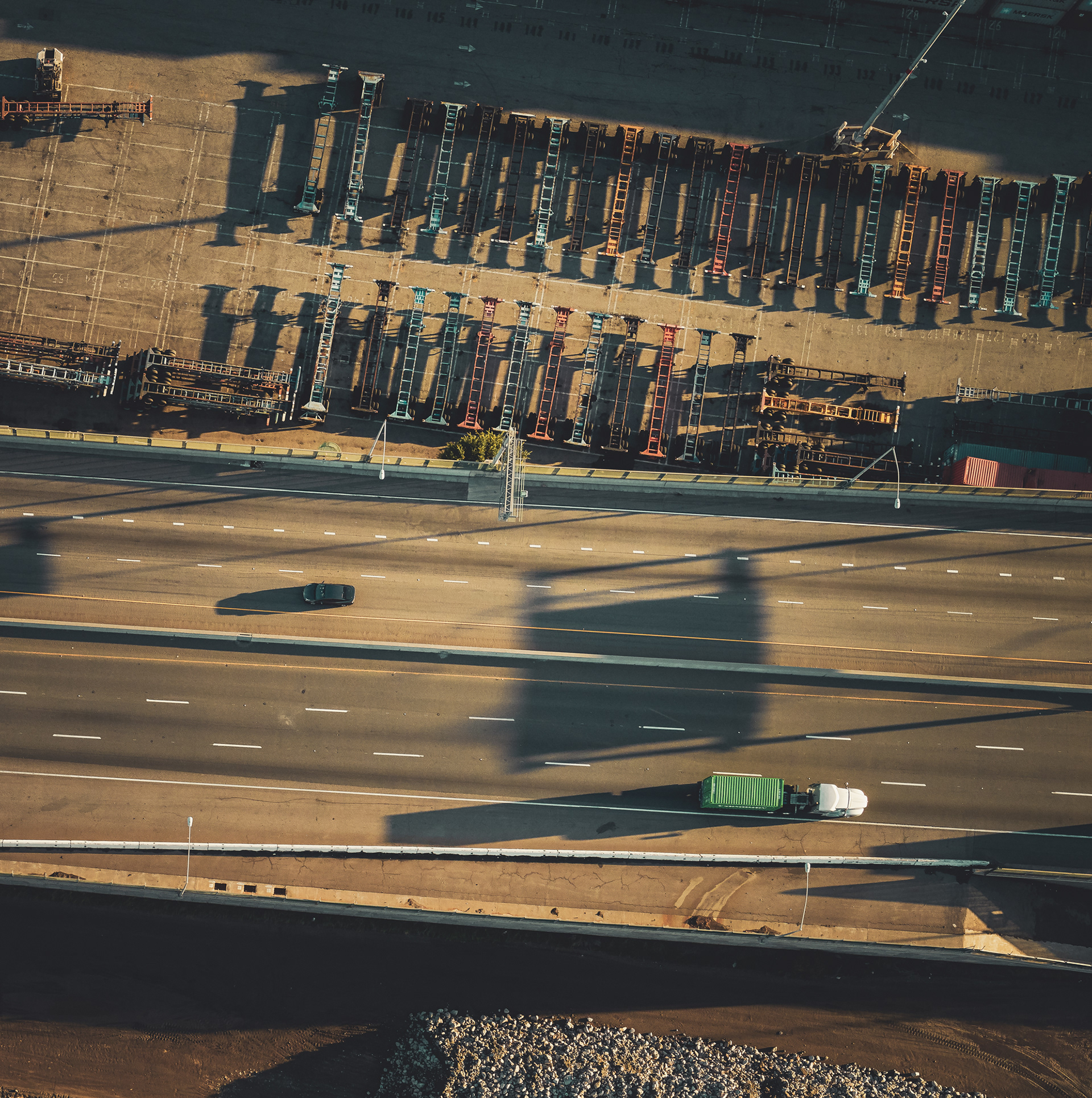 Aerial photography，Los Angeles，shot，Shotover，