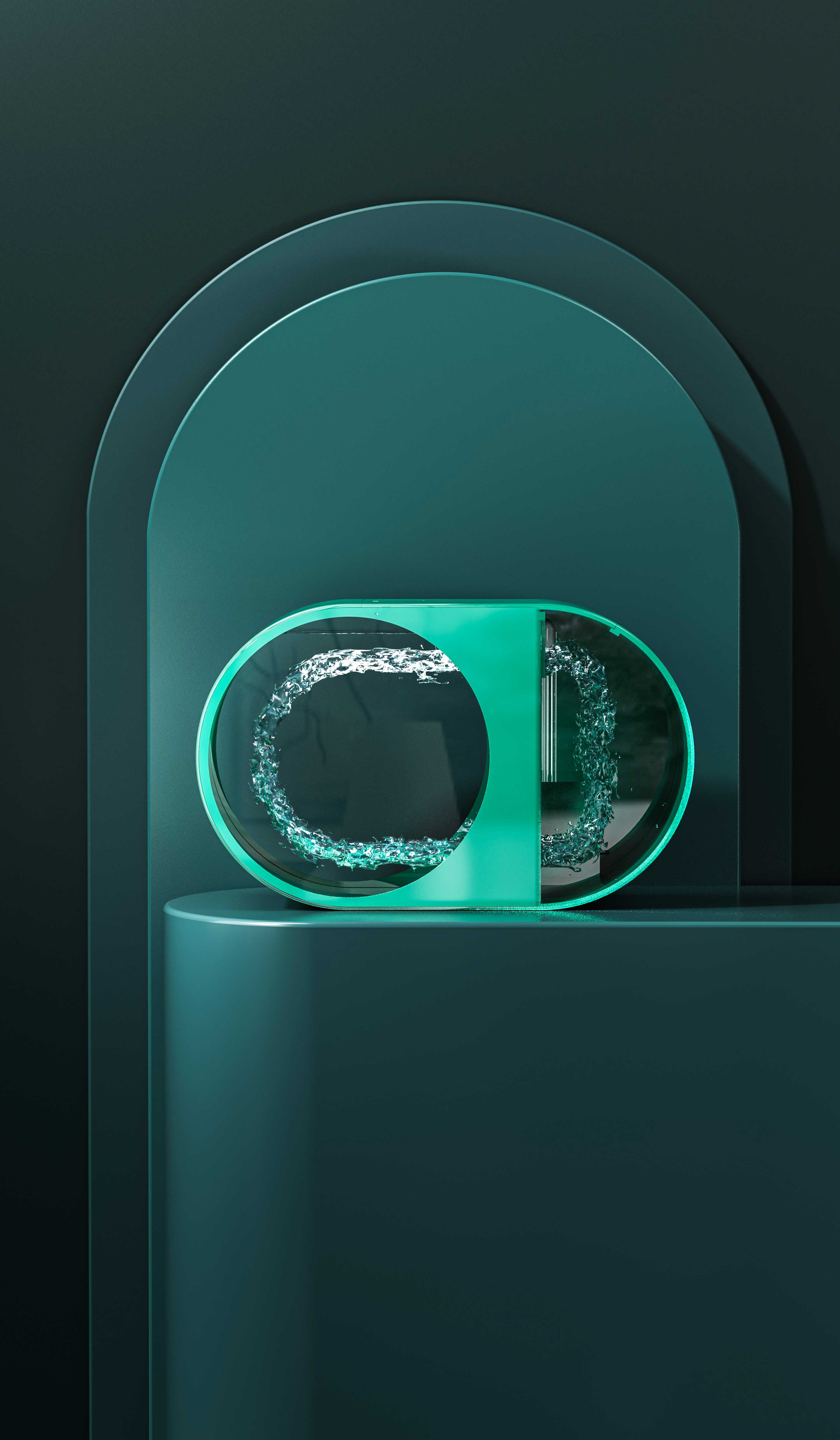 New Chinese style, fish tank, creative fish tank,，