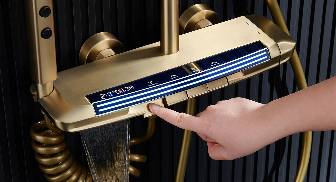 Sanitary products ，Shower，Light luxury，Atmosphere lamp，