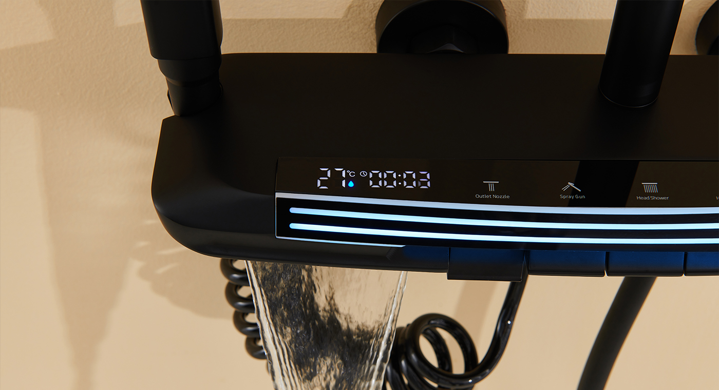 Sanitary products ，Shower，Light luxury，Atmosphere lamp，