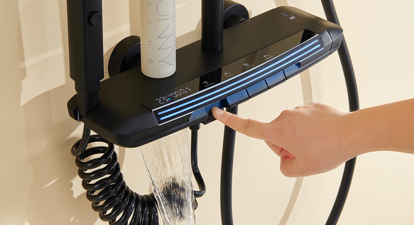 Sanitary products ，Shower，Light luxury，Atmosphere lamp，