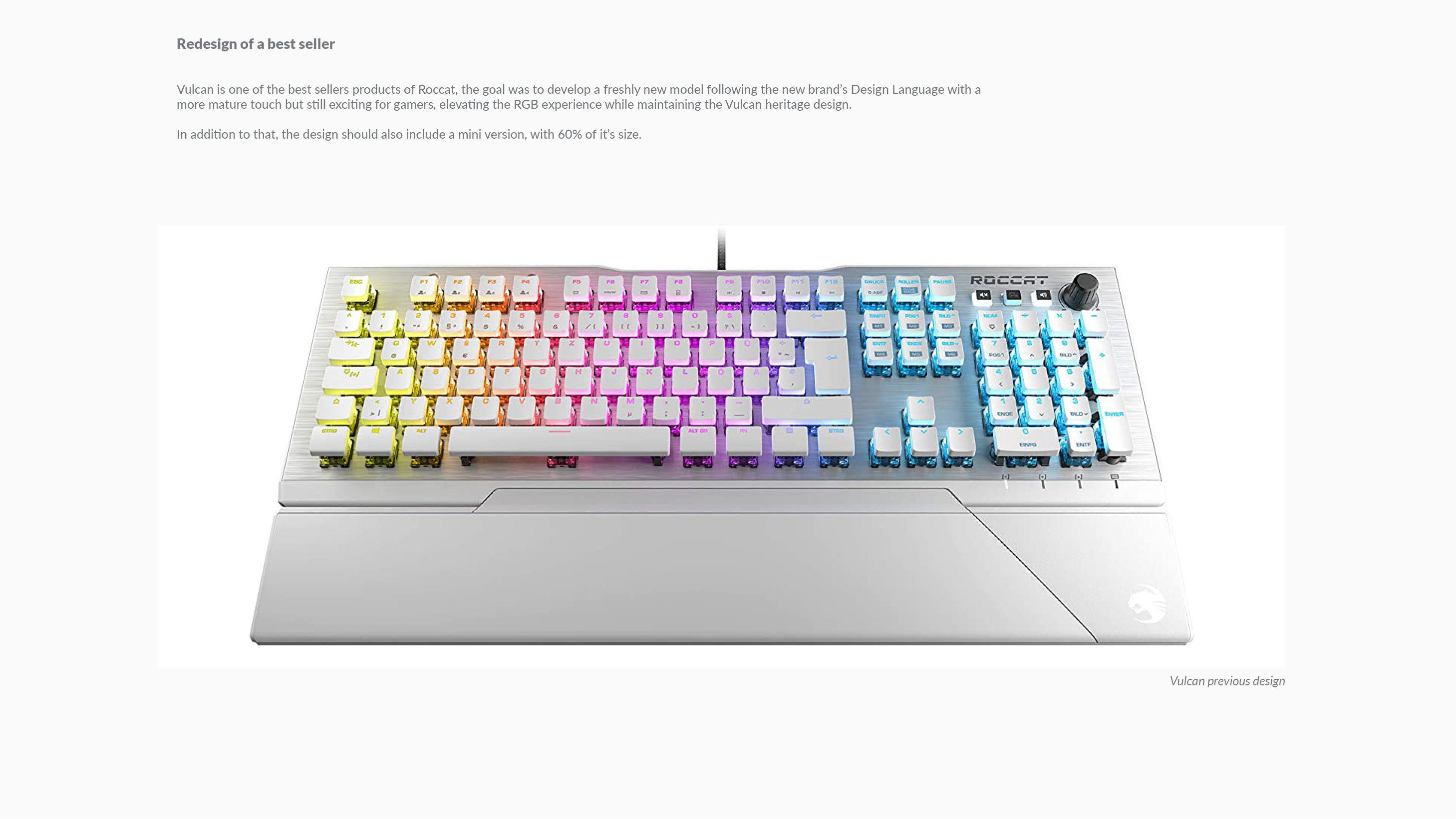 ROCCAT，Vulcan，keyboard，experience，