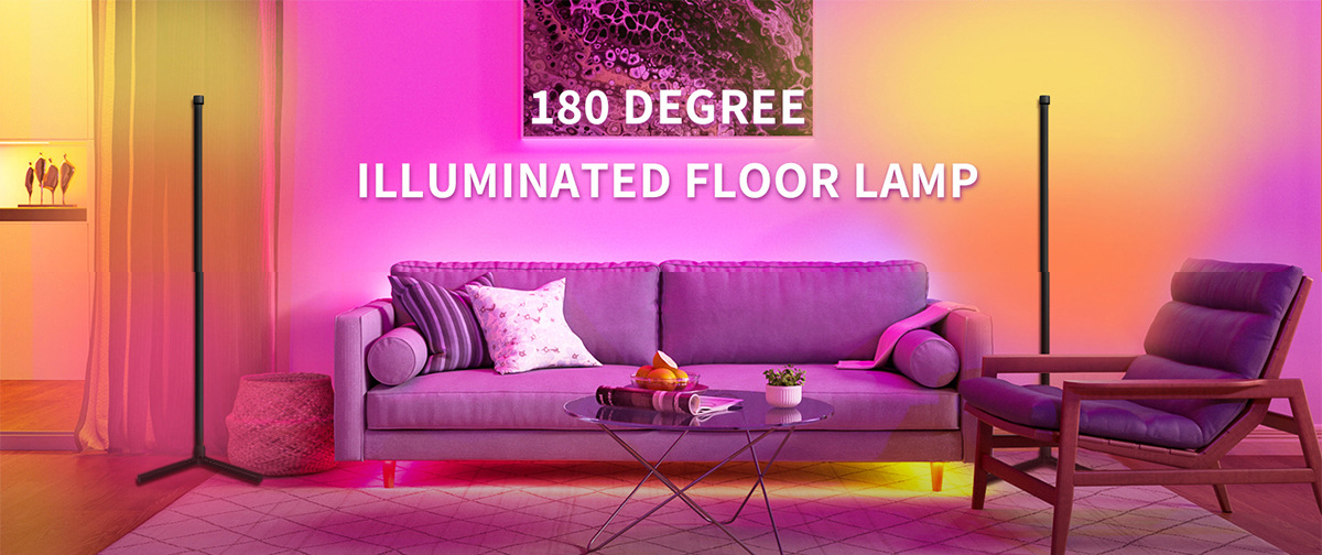 Floor lamp，Atmosphere lamp，DIY design，