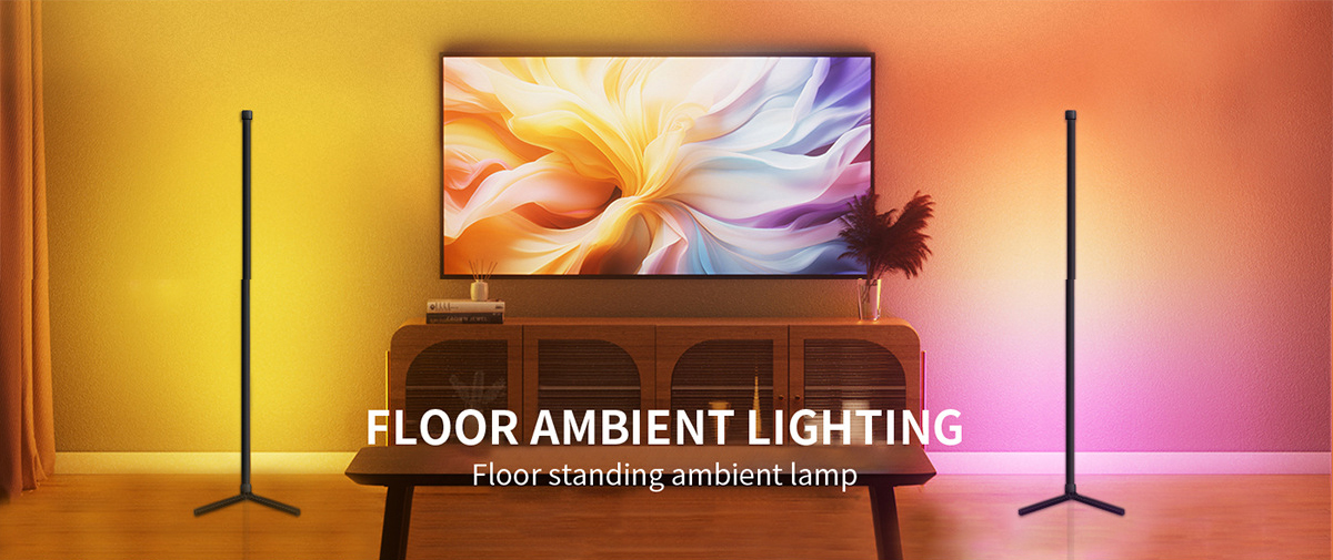 Floor lamp，Atmosphere lamp，DIY design，