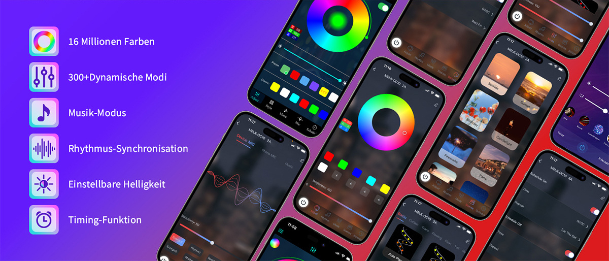 Floor lamp，Atmosphere lamp，DIY design，