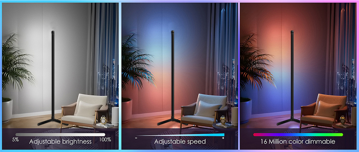 Floor lamp，Atmosphere lamp，DIY design，