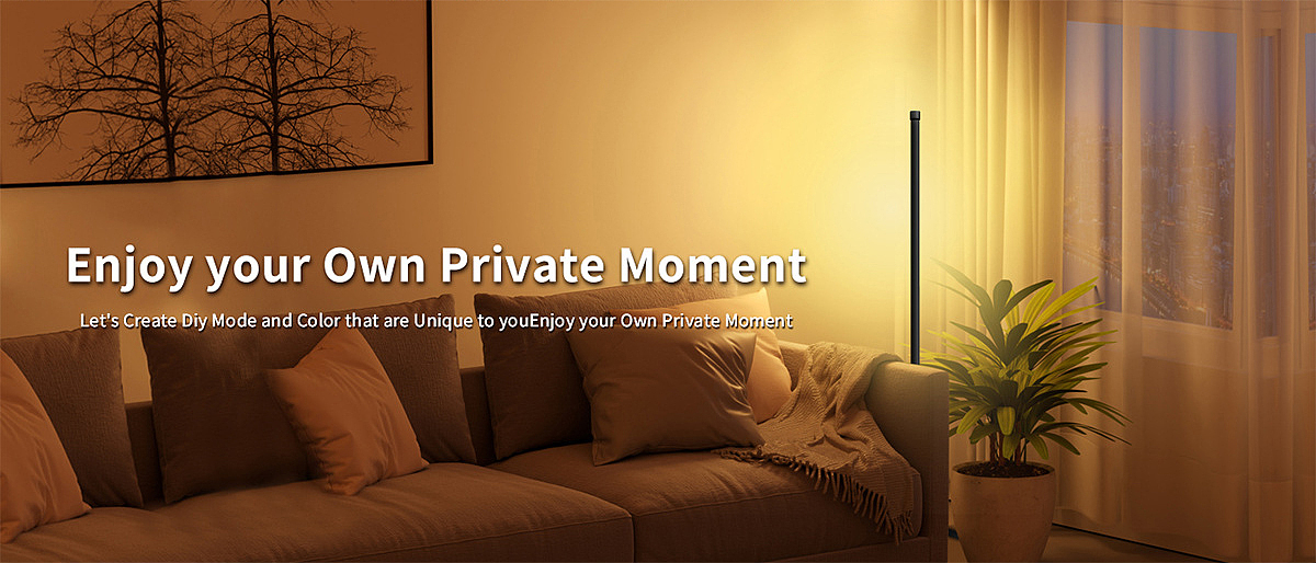 Floor lamp，Atmosphere lamp，DIY design，