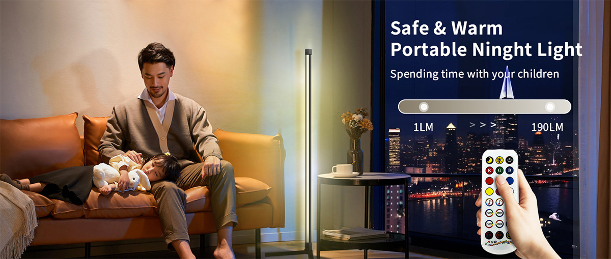 Floor lamp，Atmosphere lamp，DIY design，