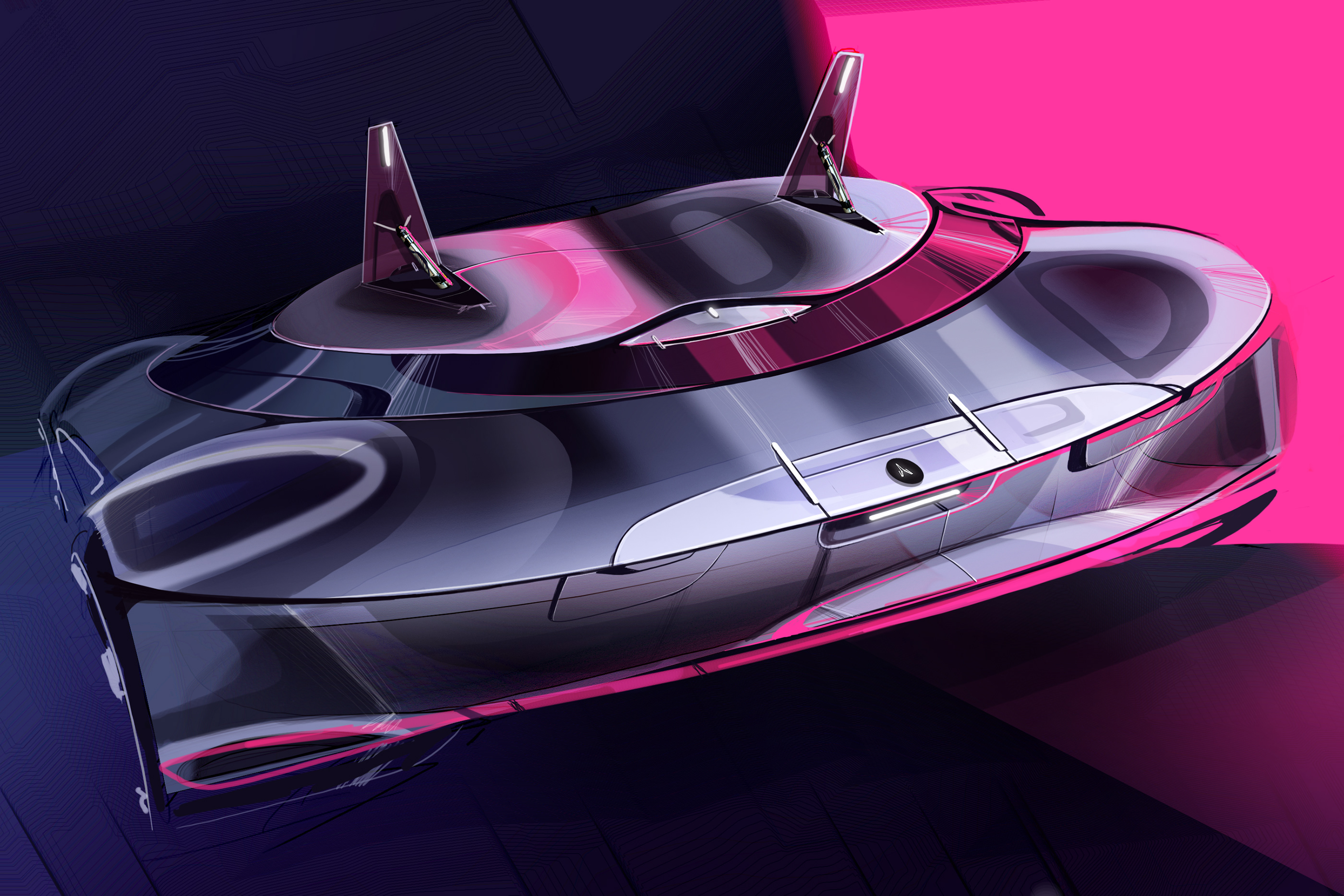 Render，Hand drawn，