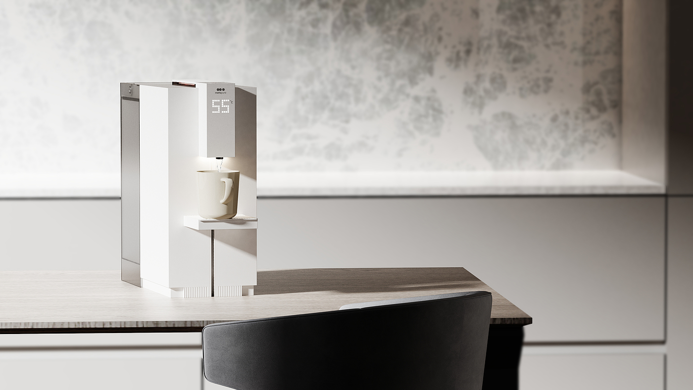 product design，household electrical appliances，Water purifier，Instant hot water dispenser，Water dispenser，filter，if，Korean design，