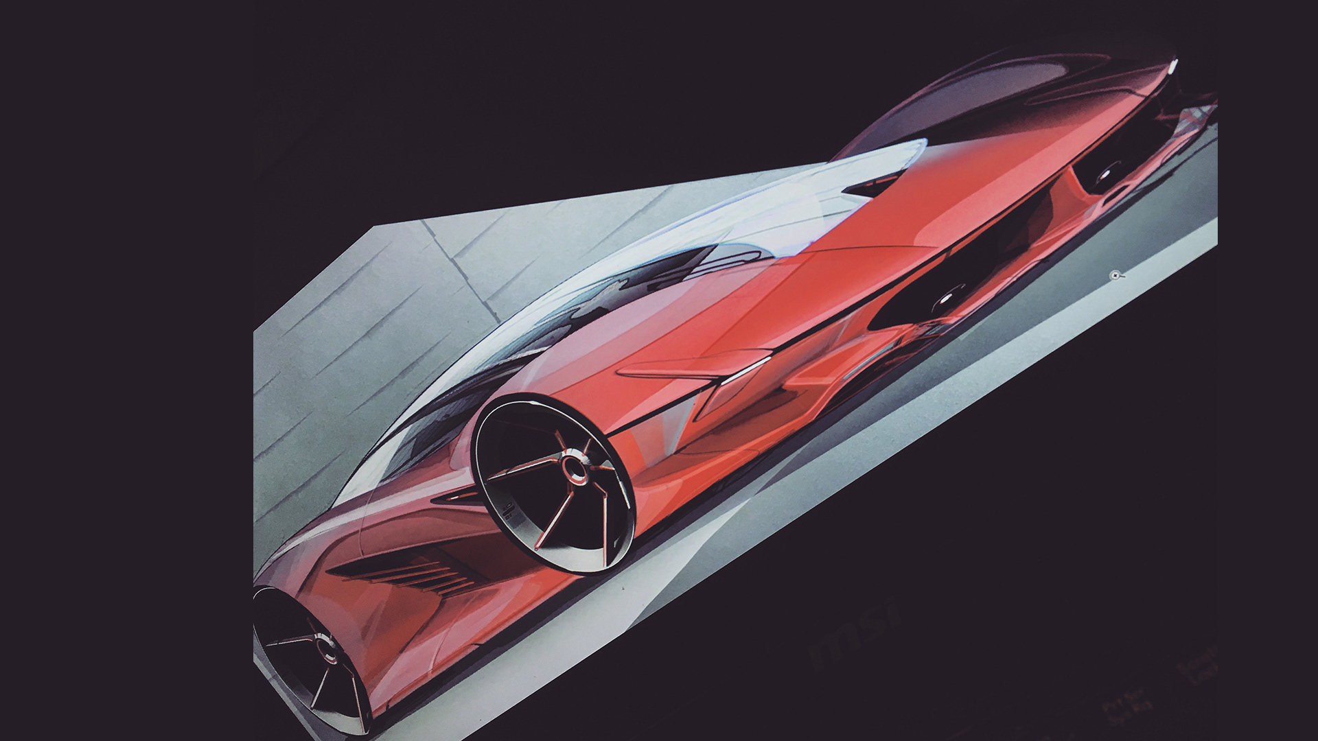 Render，Hand drawn，