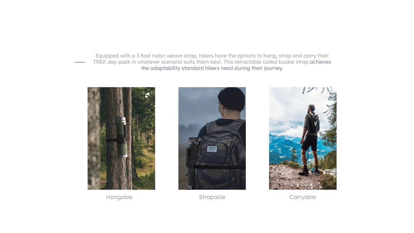 trek，knapsack，outdoors，vacuum cup，combination，