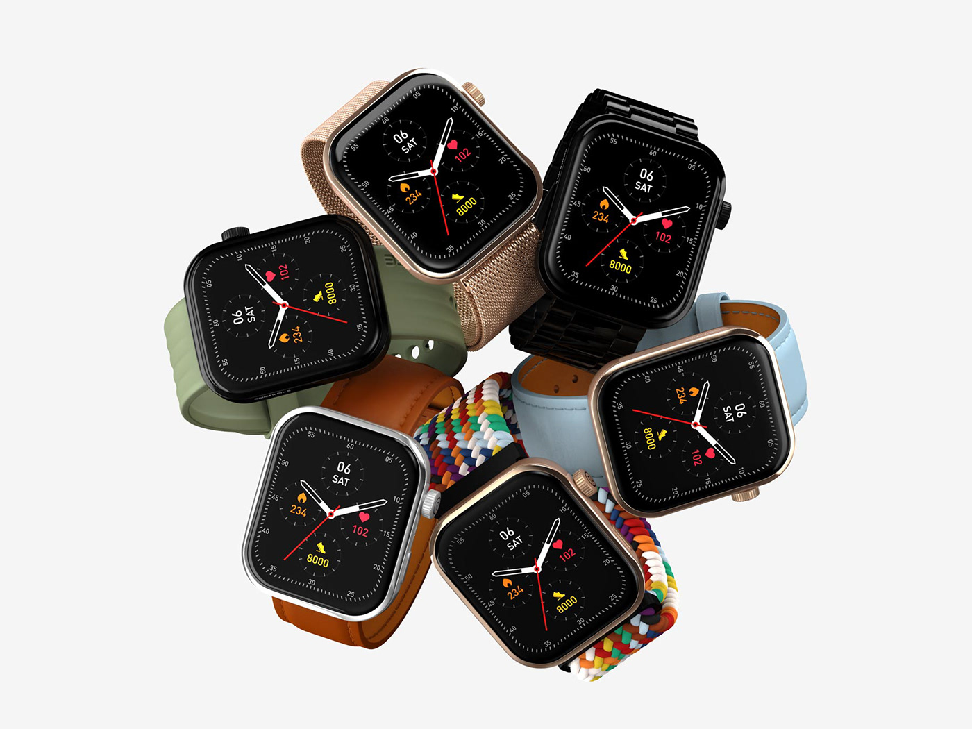 ColorFit，Wrist watch，NOISE，Aluminium，