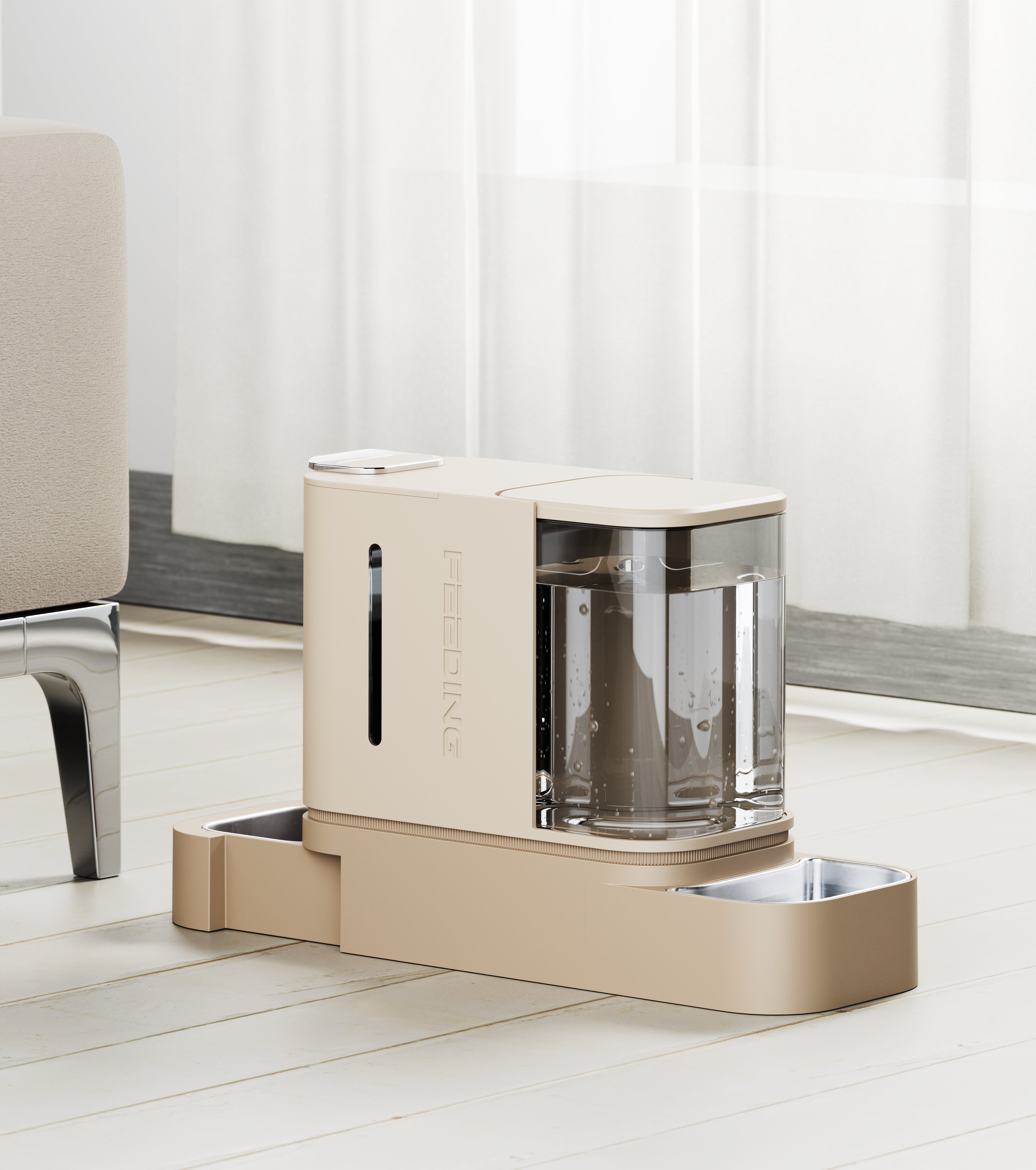 Cat Feeder，Feeder，Cat water dispenser，All-in-one drinking water feeding machine，