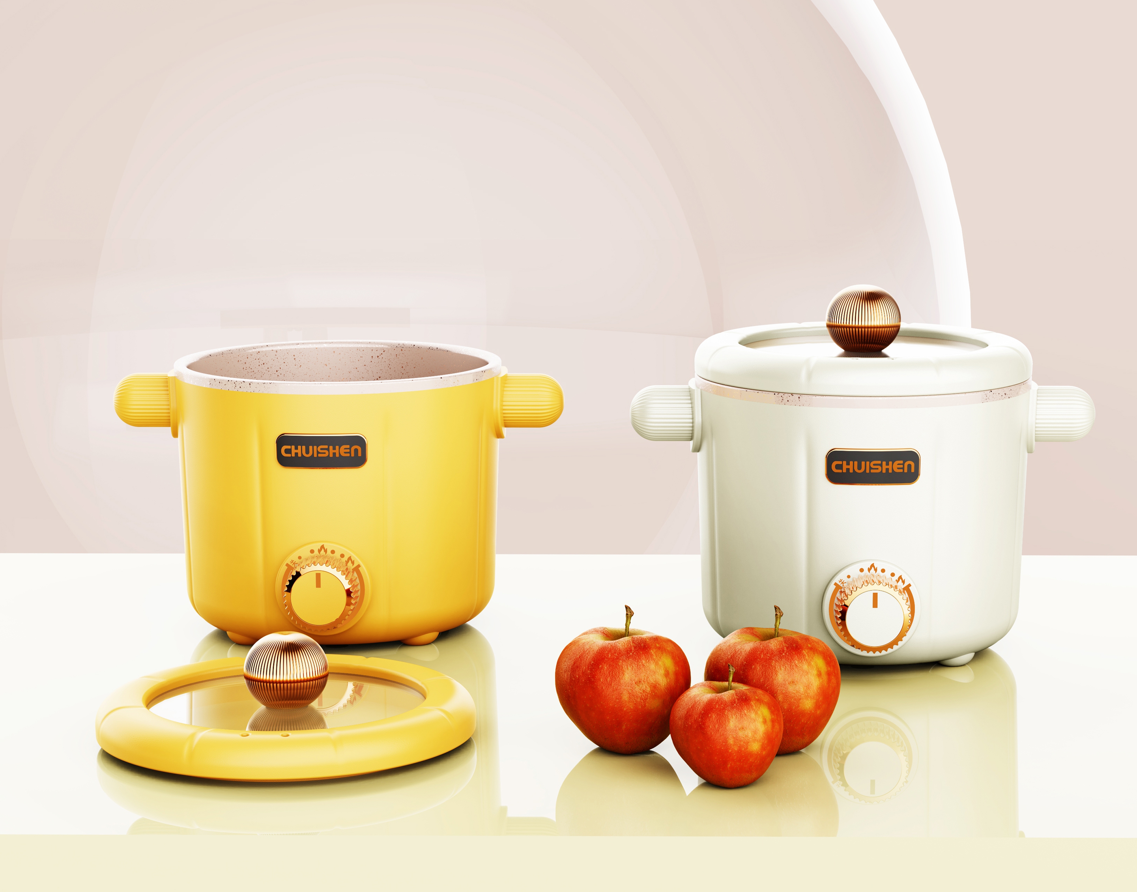 Electric cooker，electric rice cooker，One person food，Fireworks gas，an electric appliance，small home appliances，industrial design，Kitchen appliances，