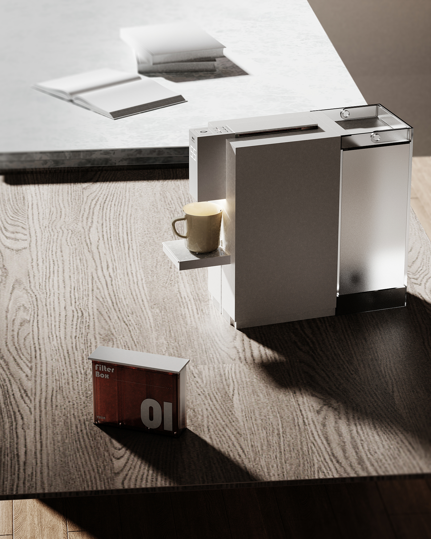 product design，household electrical appliances，Water purifier，Instant hot water dispenser，Water dispenser，filter，if，Korean design，