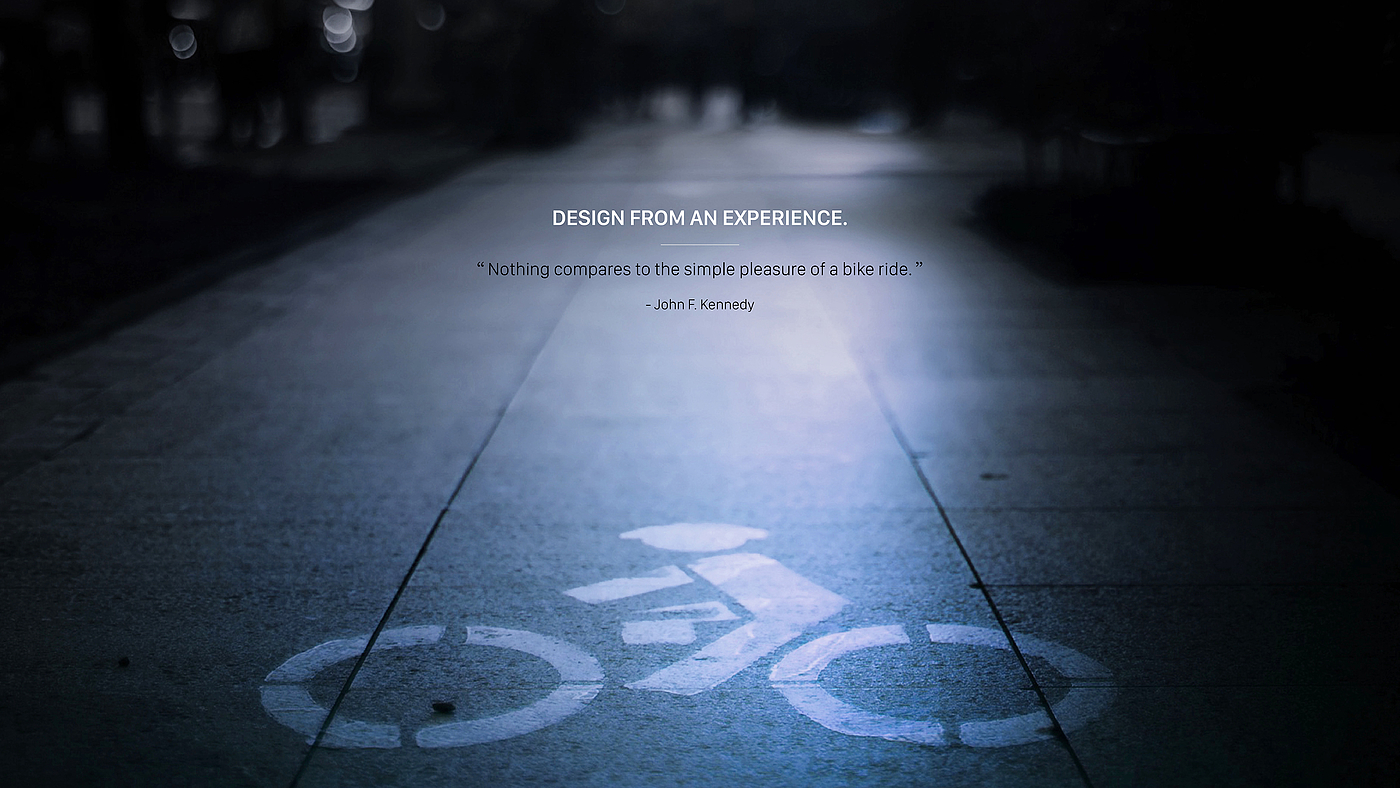 Nocturnal travel，bright，2014 red dot award，2014if Award，Bicycle，