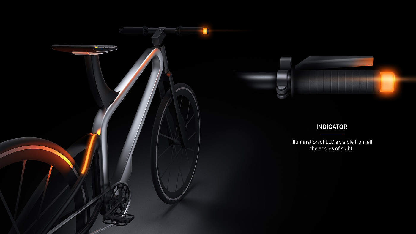 Nocturnal travel，bright，2014 red dot award，2014if Award，Bicycle，