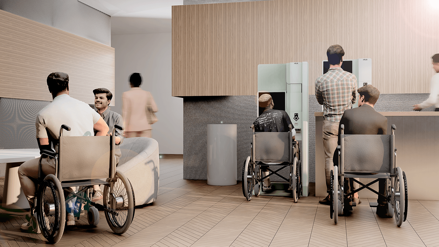 kiosks，HRUM，Digital，Outdoor public facilities，