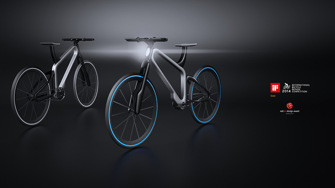 Nocturnal travel，bright，2014 red dot award，2014if Award，Bicycle，