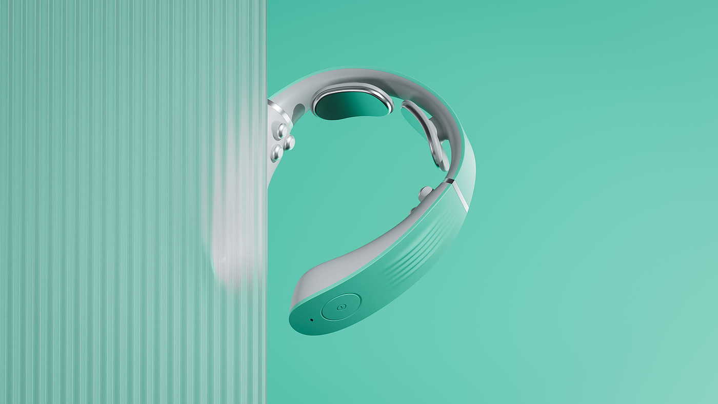 Design of Neck Massage Instrument，Massage instrument design，Neck massage instrument，