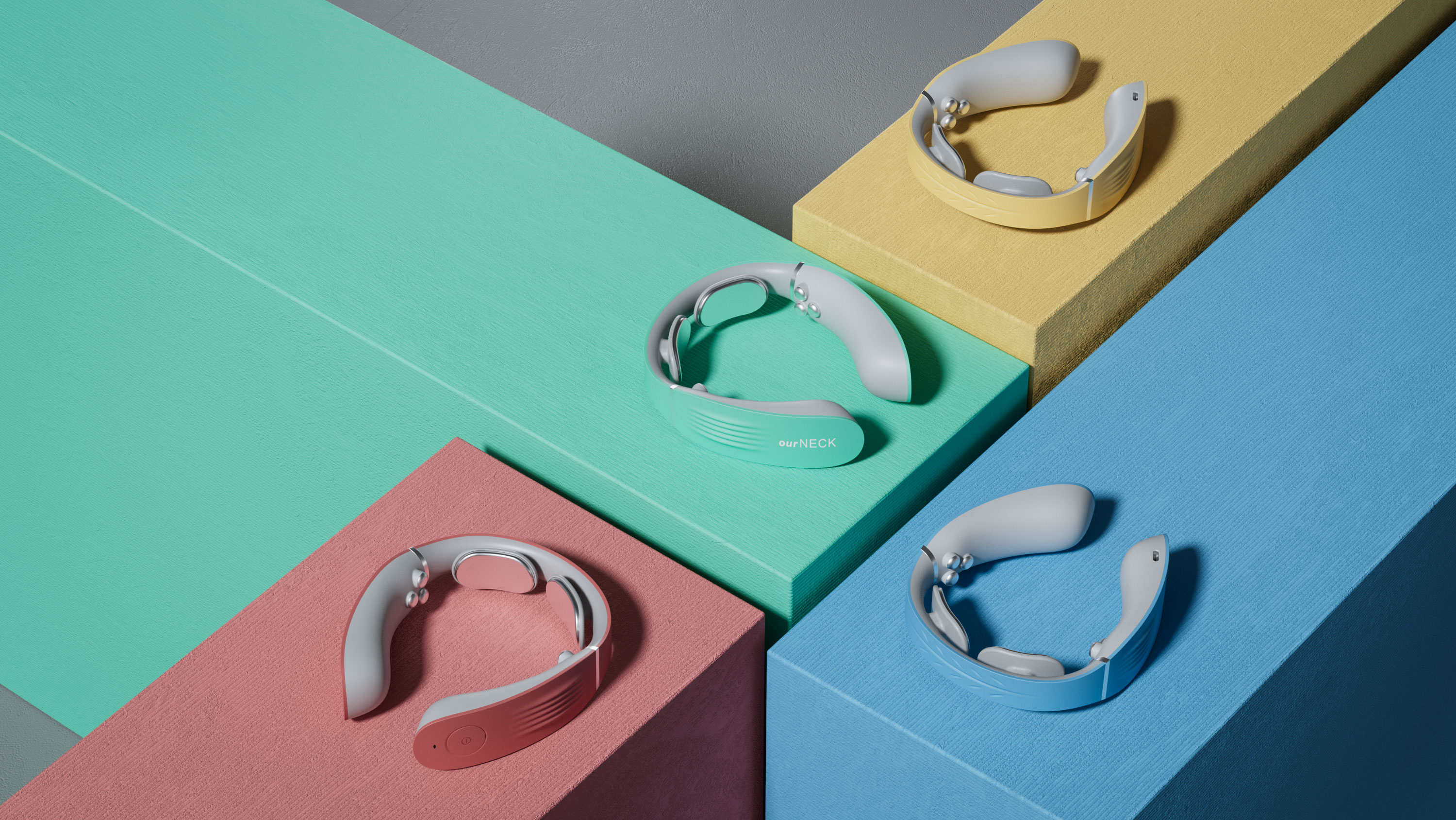 Design of Neck Massage Instrument，Massage instrument design，Neck massage instrument，