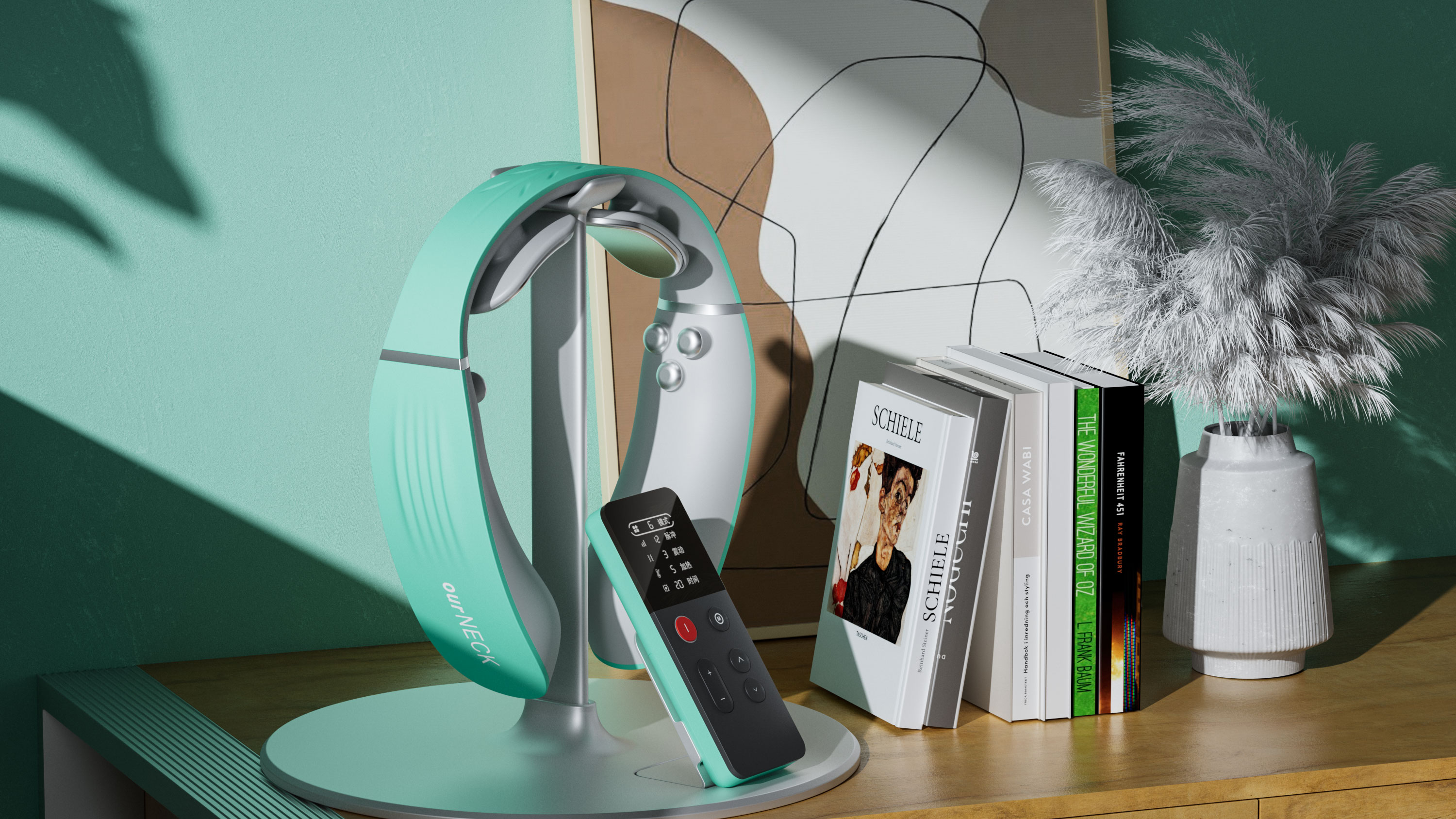 Design of Neck Massage Instrument，Massage instrument design，Neck massage instrument，