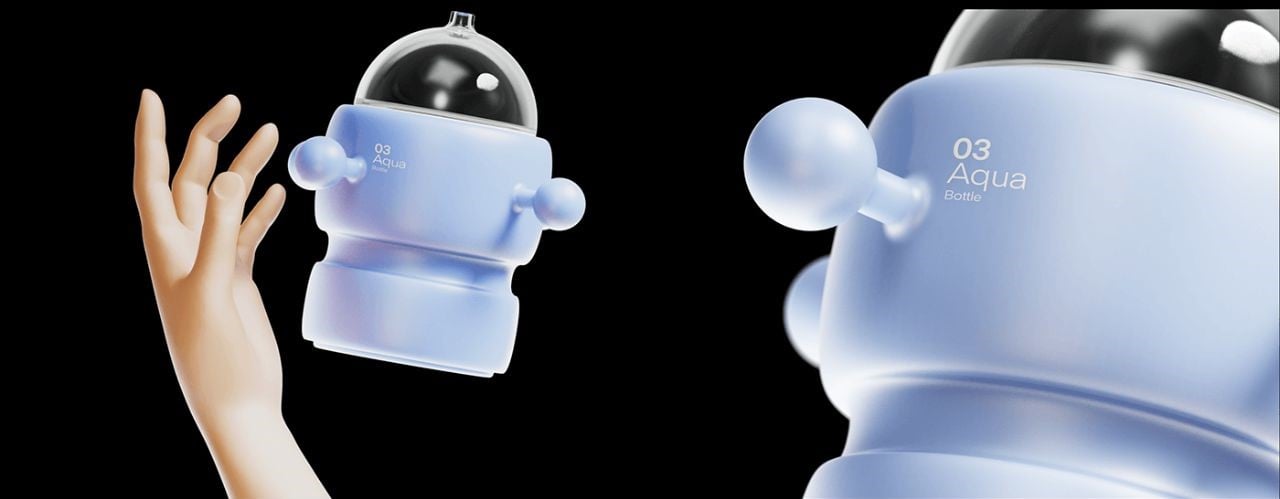 Flashlight，speaker，bottle，outer space，