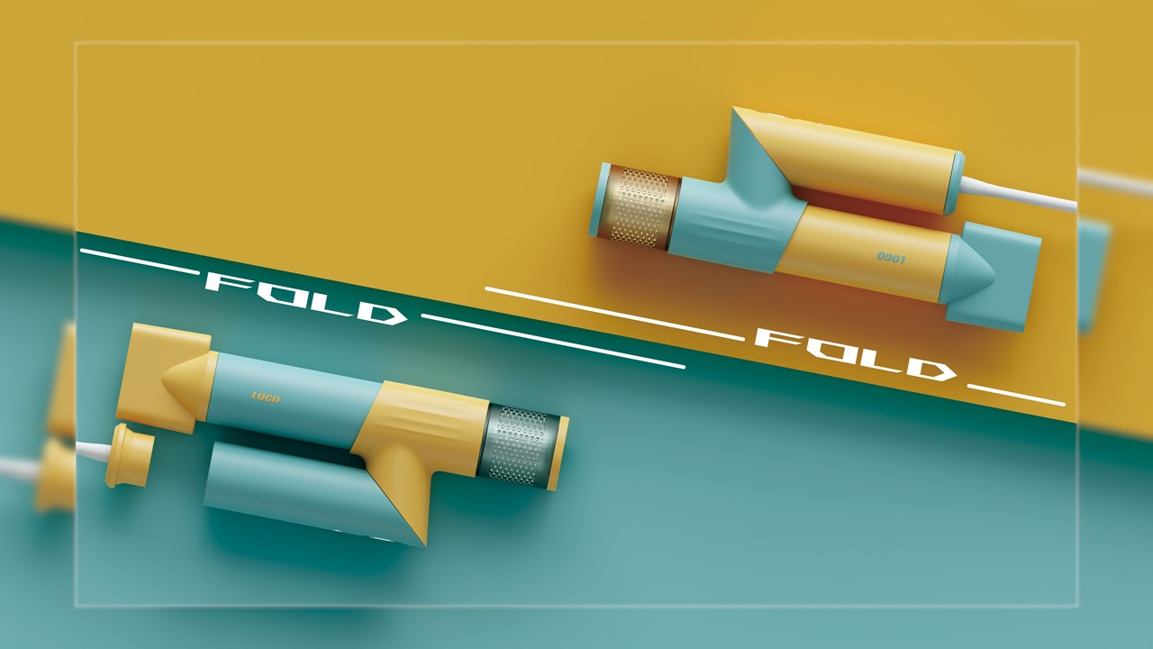 Consumer electronics，High speed hair dryer，European style，Minimalist，dopamine style，