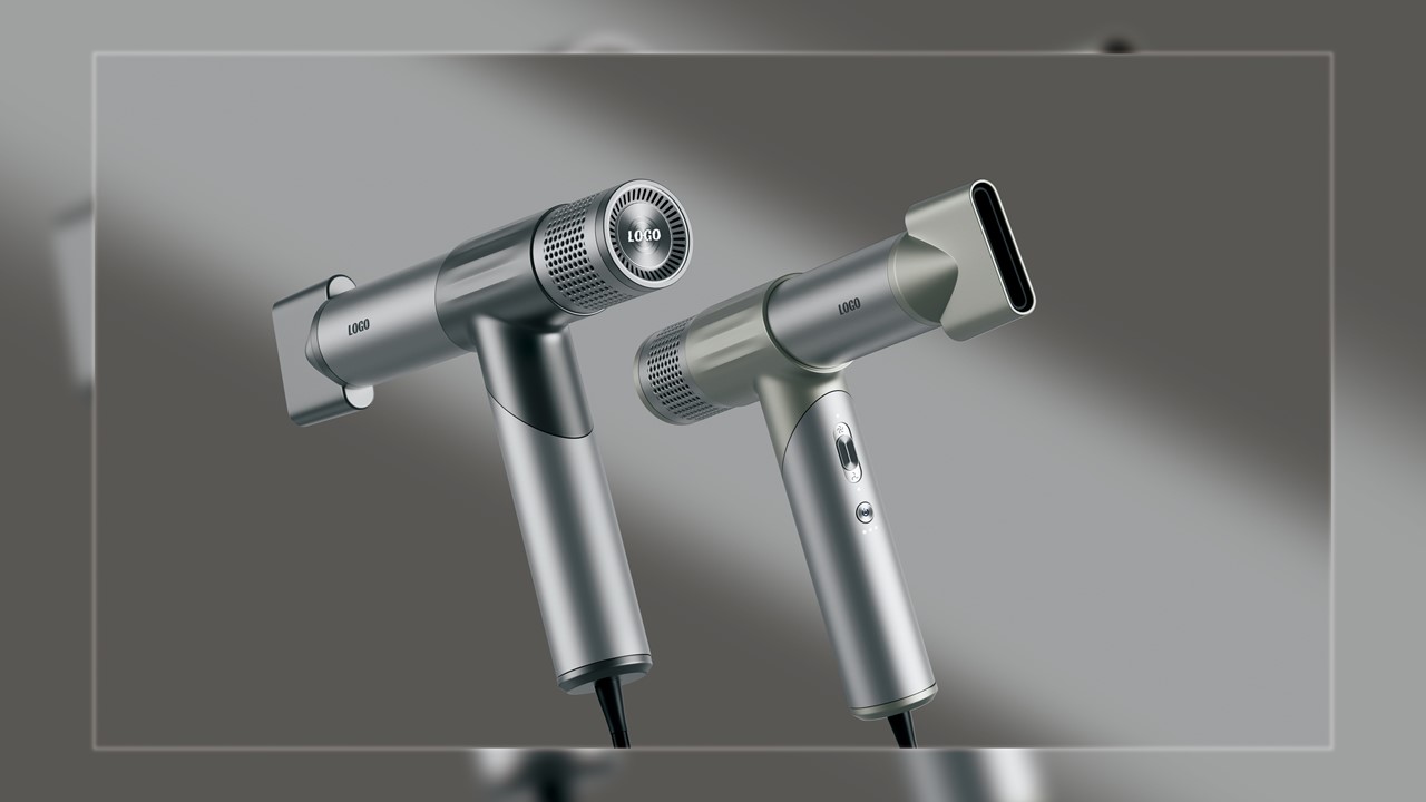 Consumer electronics，High speed hair dryer，European style，Minimalist，dopamine style，