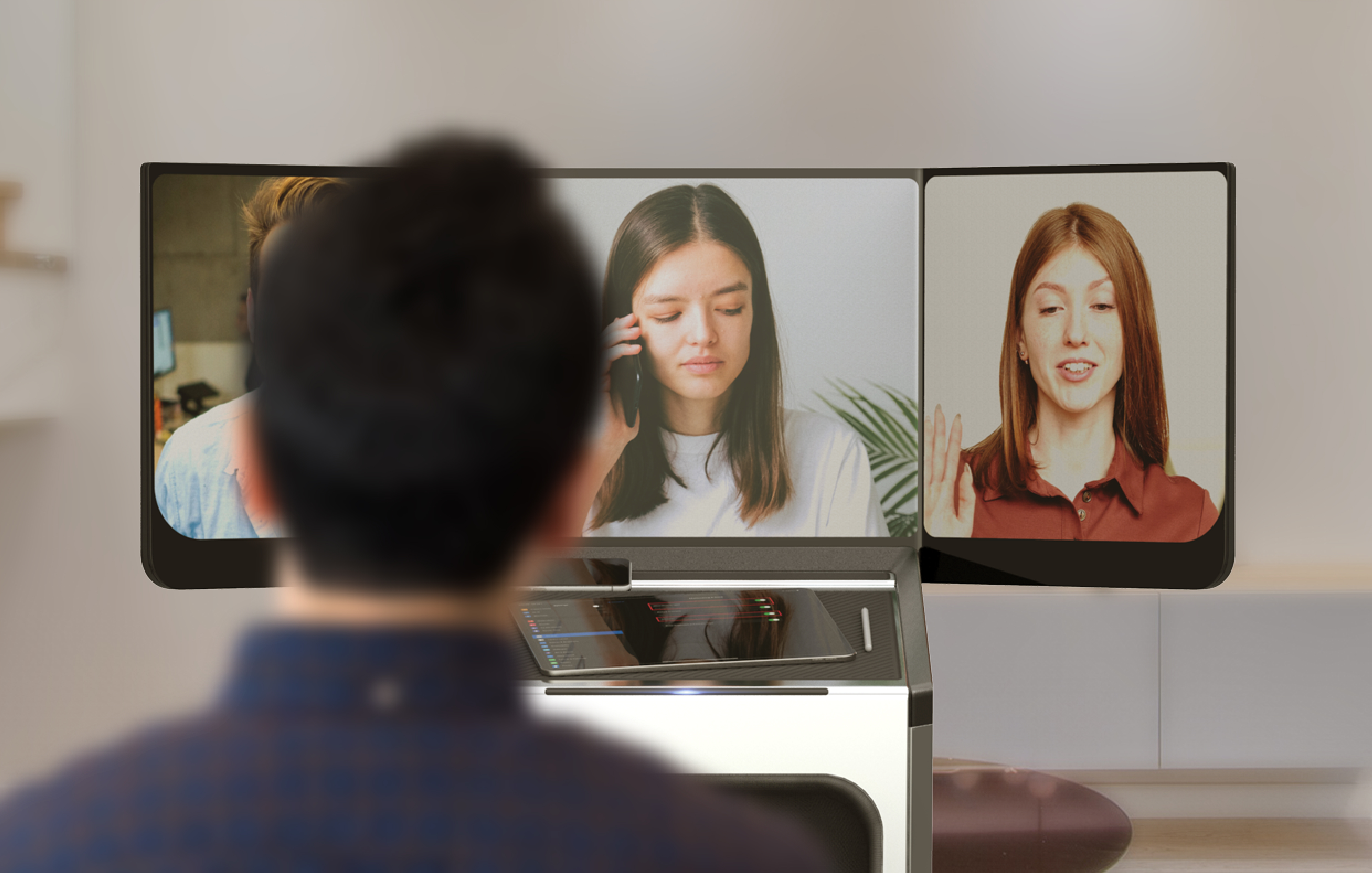 future，to work in an office，robot，