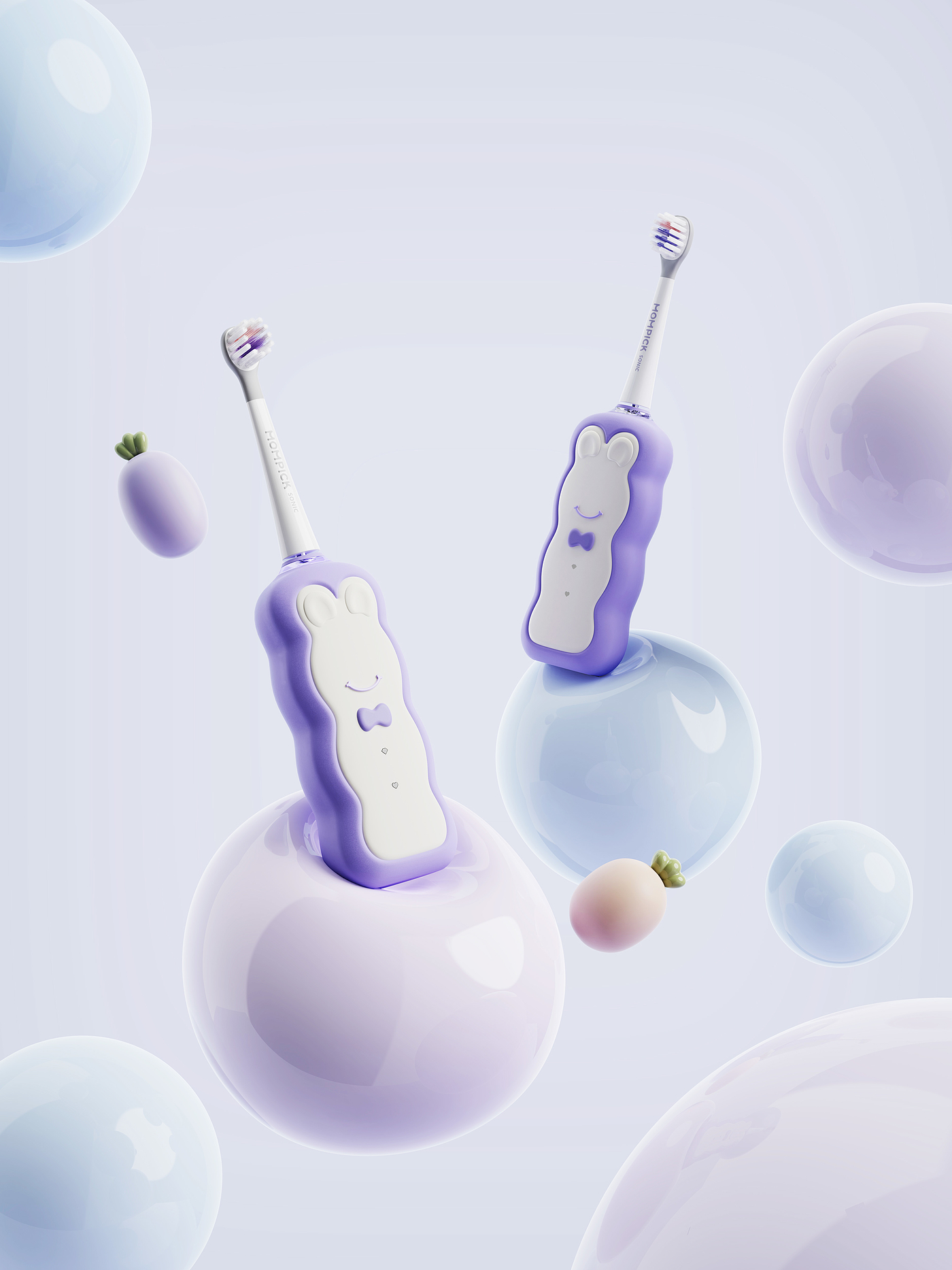 Children's toothbrush，Electric toothbrush，Mother Rabbit Head，Children's products，toothbrush，Child care，