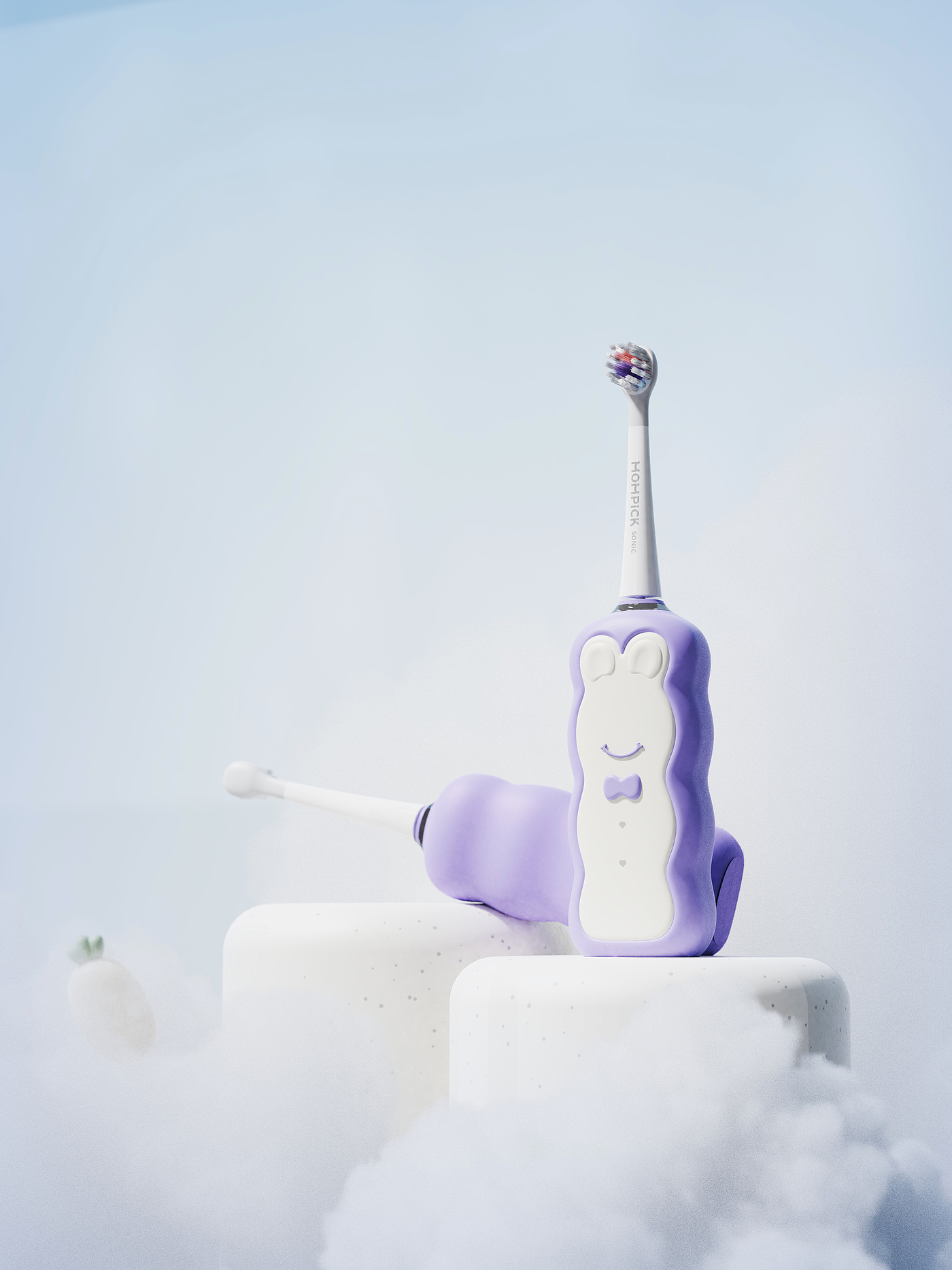 Children's toothbrush，Electric toothbrush，Mother Rabbit Head，Children's products，toothbrush，Child care，