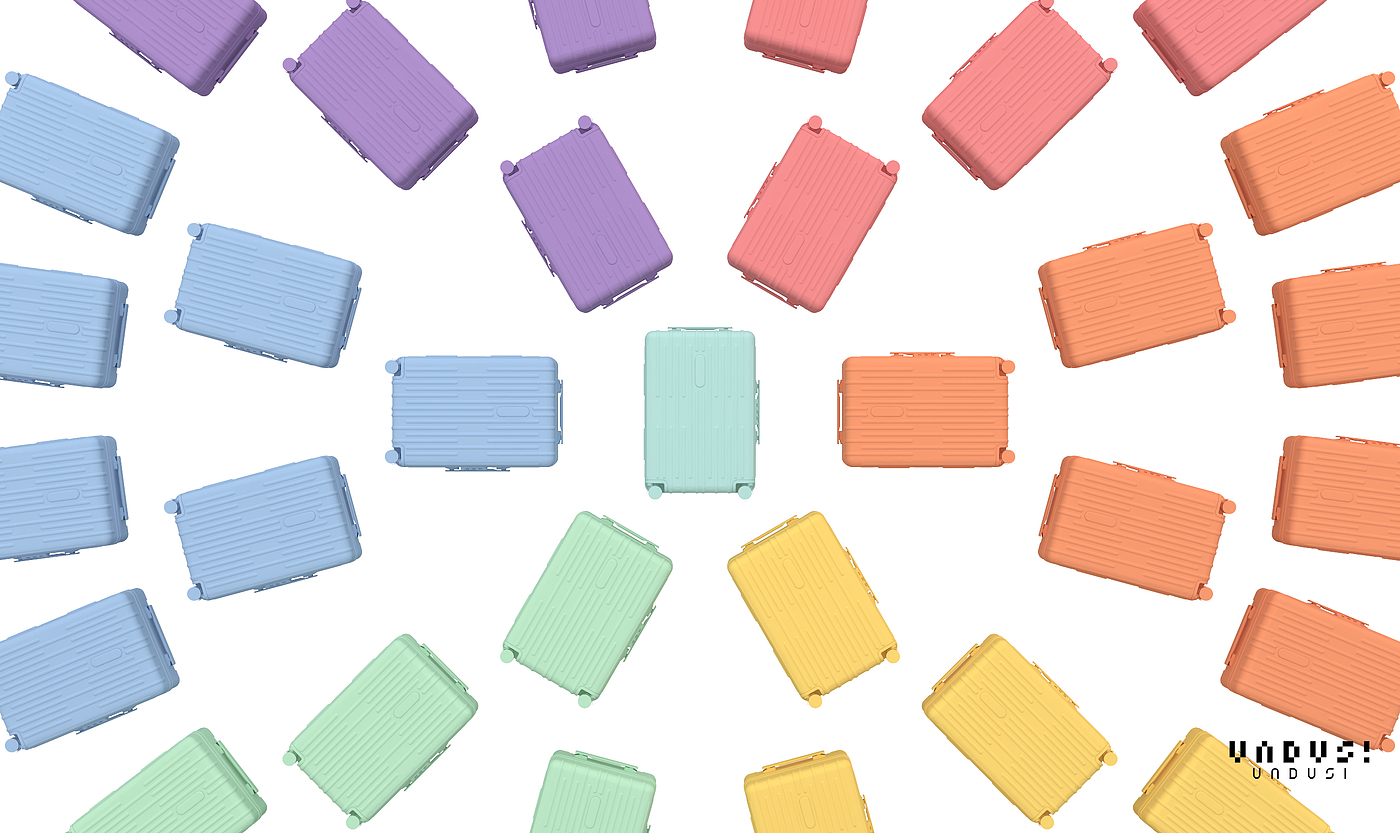 dopamine，summer，trend，trunk，Draw bar box，modeling，Render，