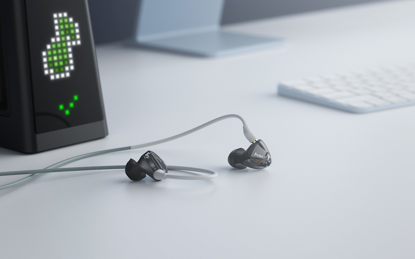 audio frequency，modularization，hifi，Decoding，headset，Microphone，sketch，pixel，