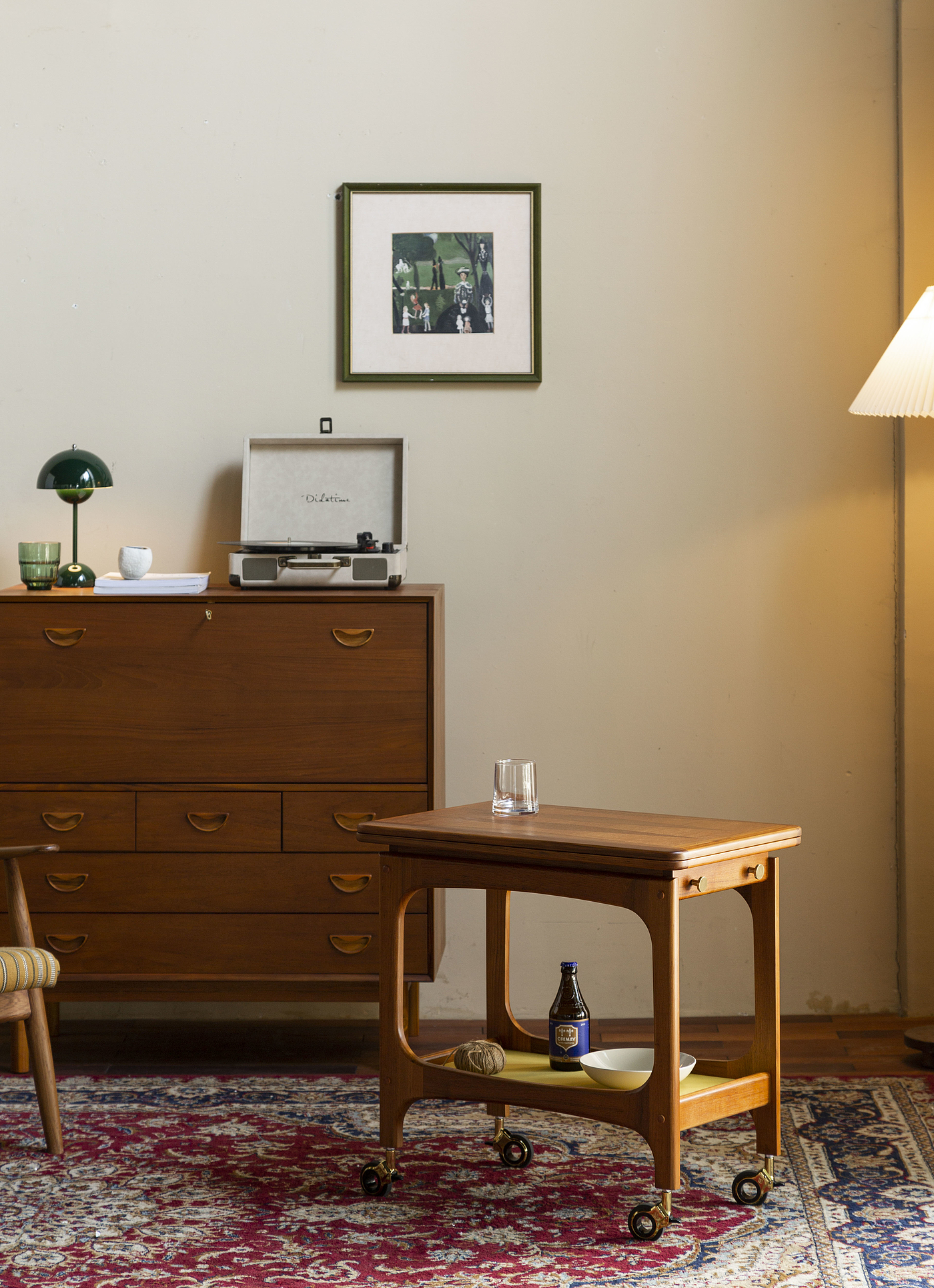 furniture design ，Trolley，Solid wood furniture，industrial design，Original design，