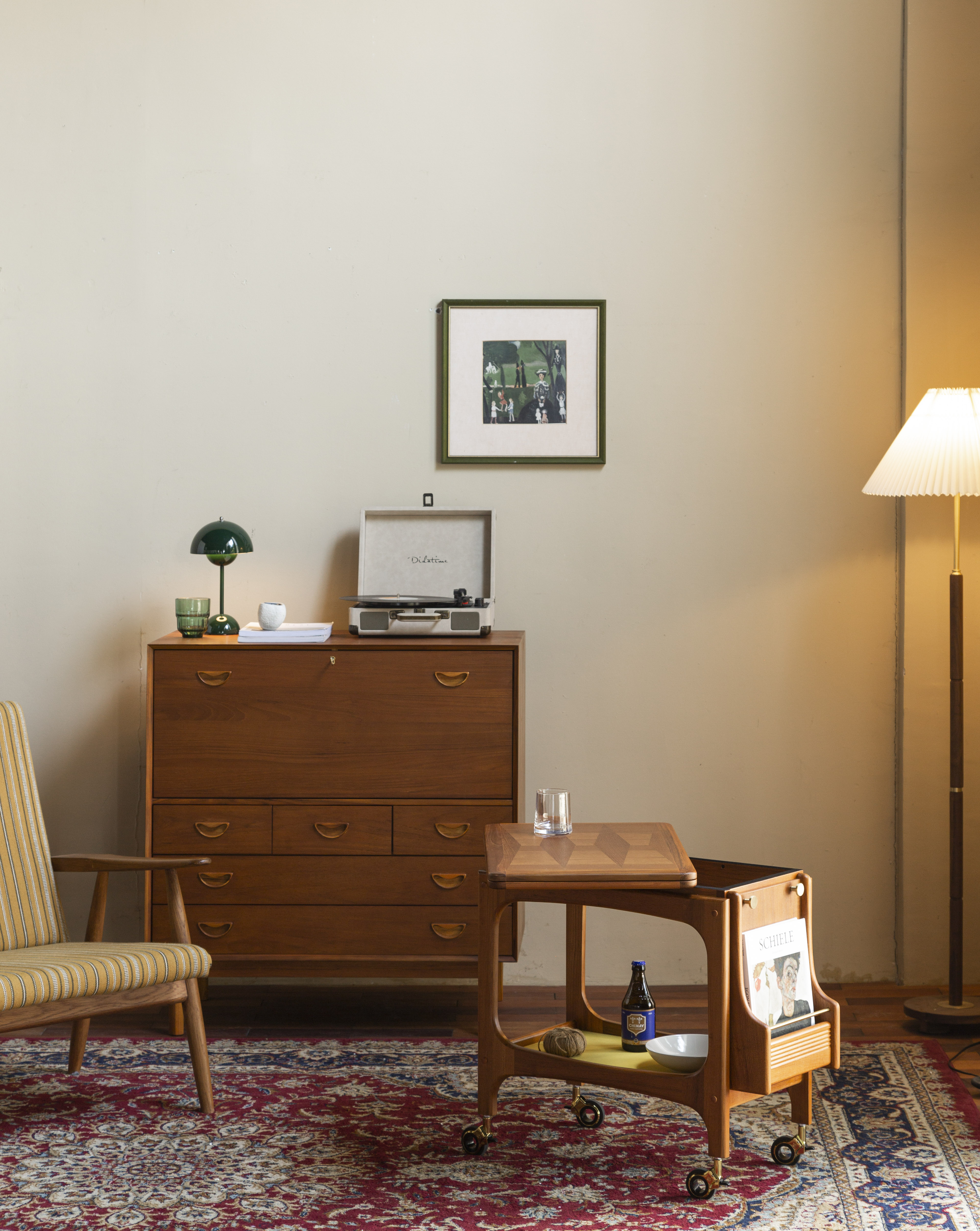 furniture design ，Trolley，Solid wood furniture，industrial design，Original design，